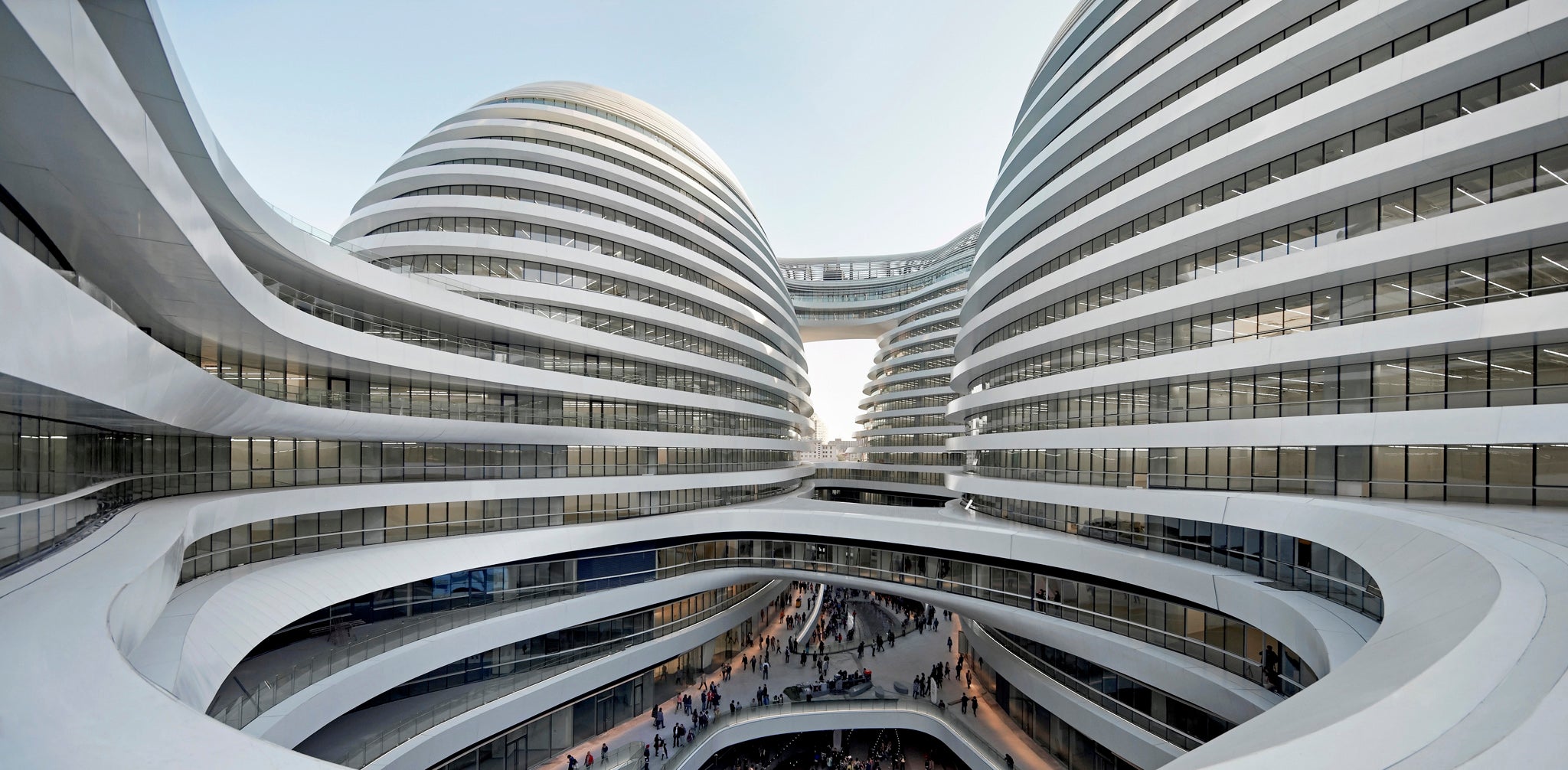 Galaxy Soho building in Beijing by Zaha Hadid