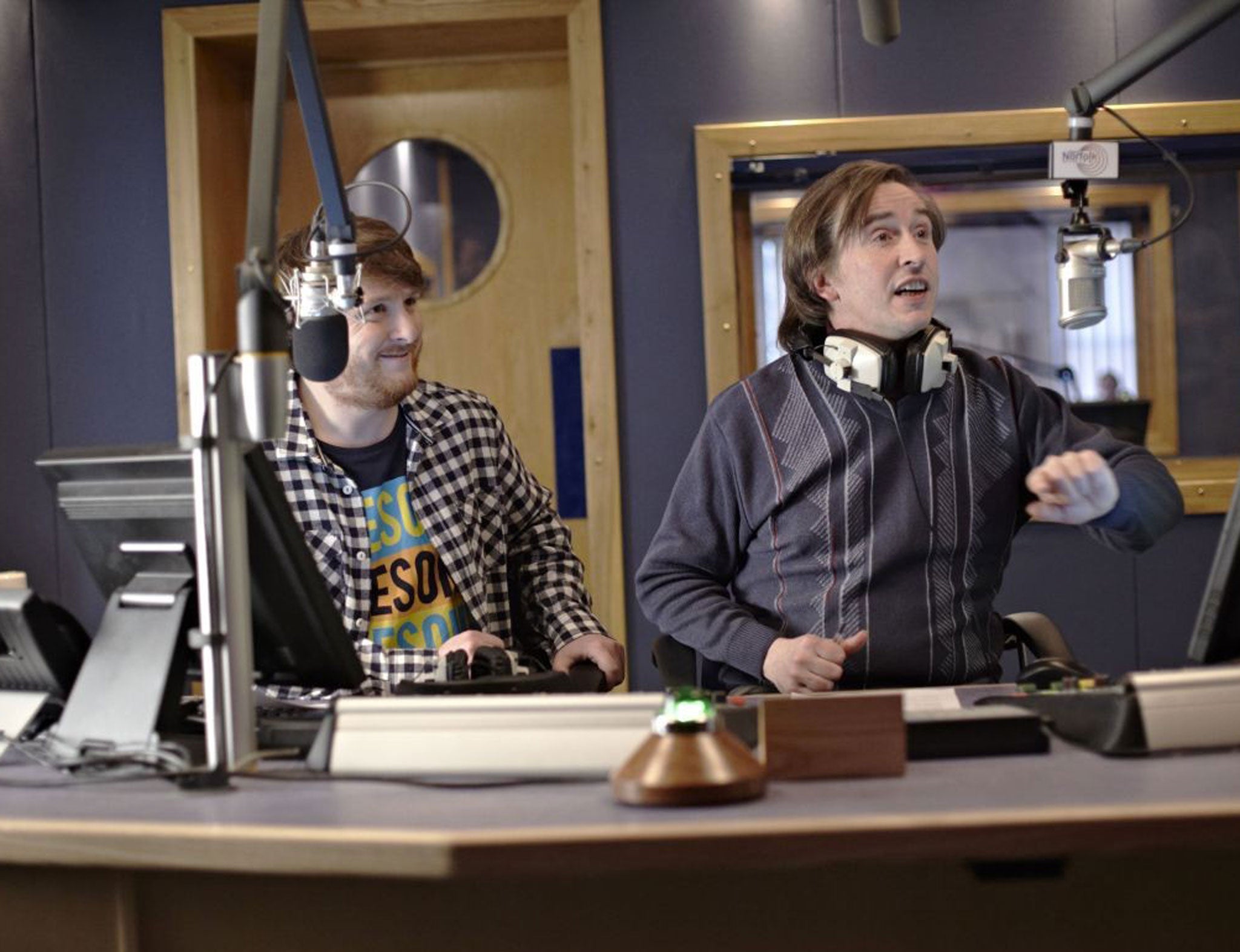 Tim Key and Steve Coogan in Alan Partridge:Alpha Papa