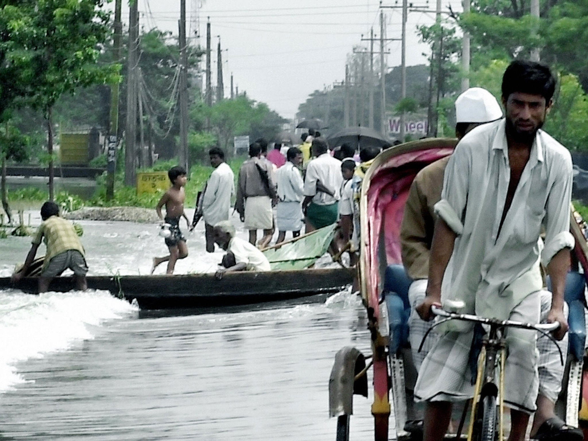 The attack happened in the Sunamganj region of Bangladesh, pictured