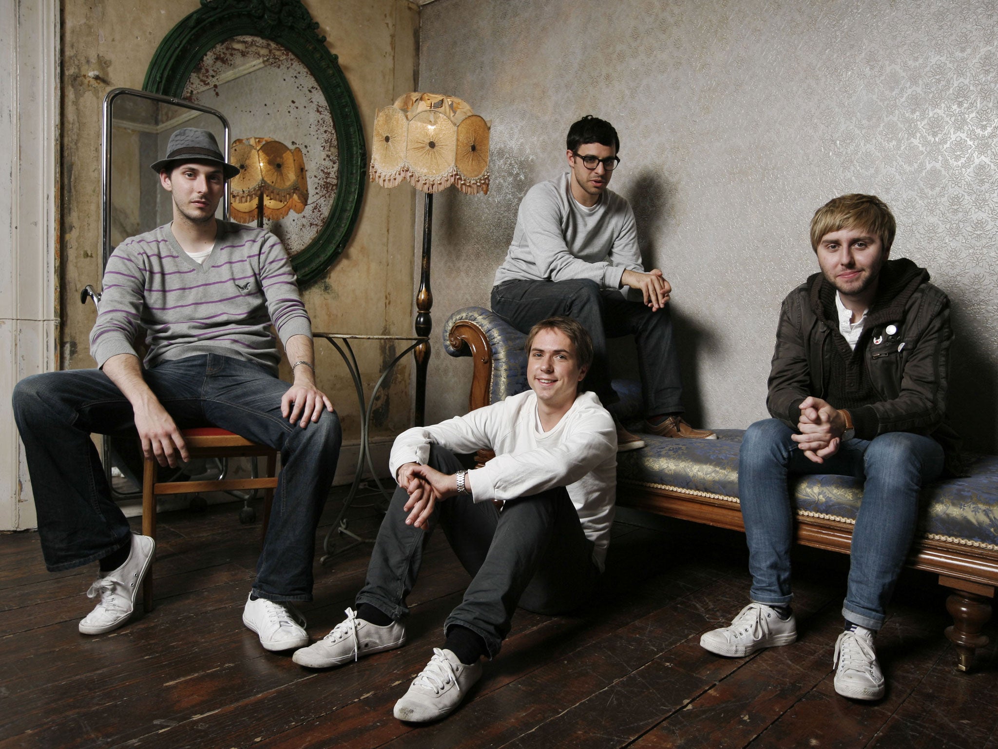 Stars of the massive hit TV show The Inbetweeners, Blake Harrison, Joe Thomas, Simon Bird and James Buckley