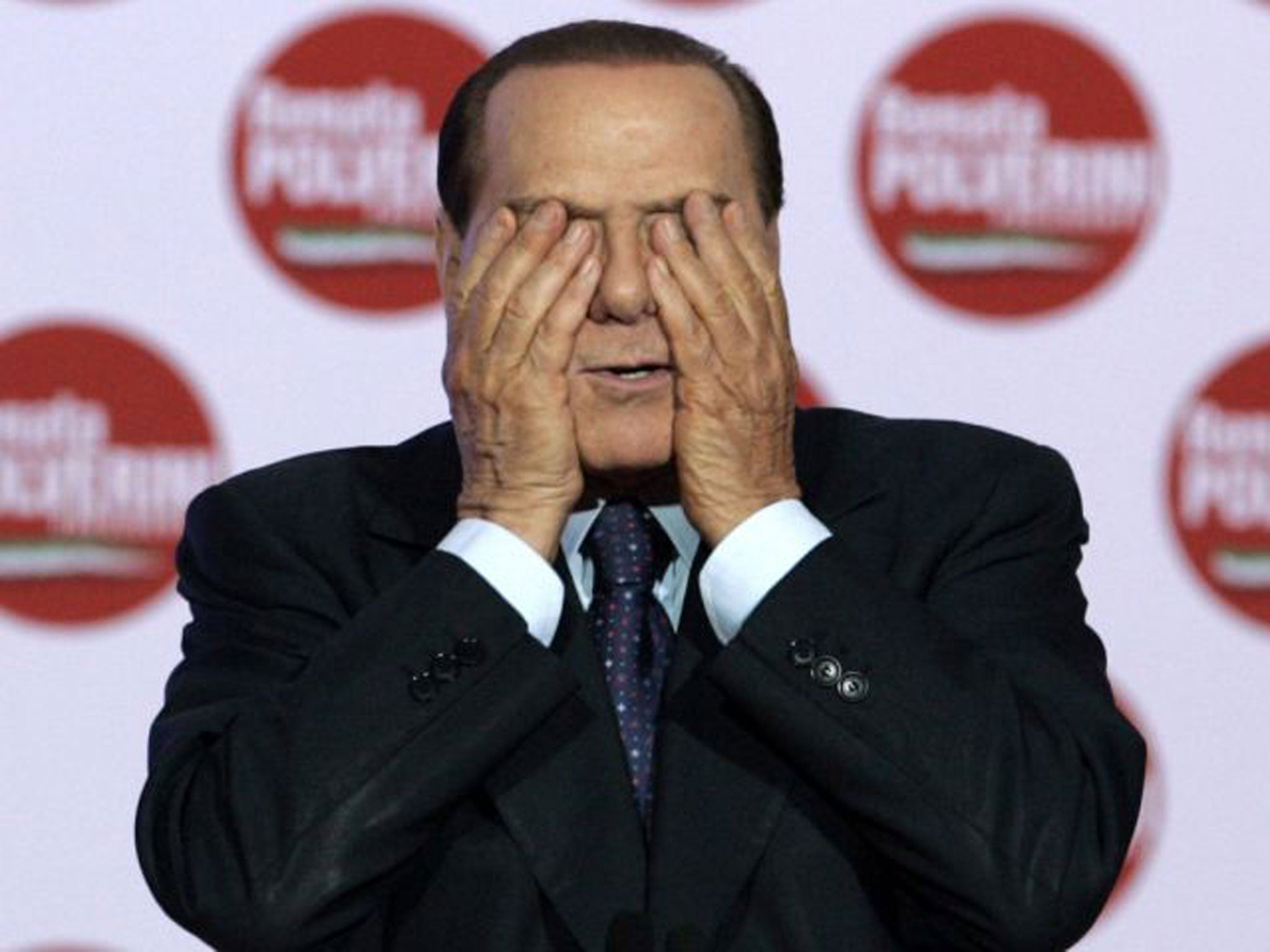 No hiding place is left for former premier Silvio Berlusconi