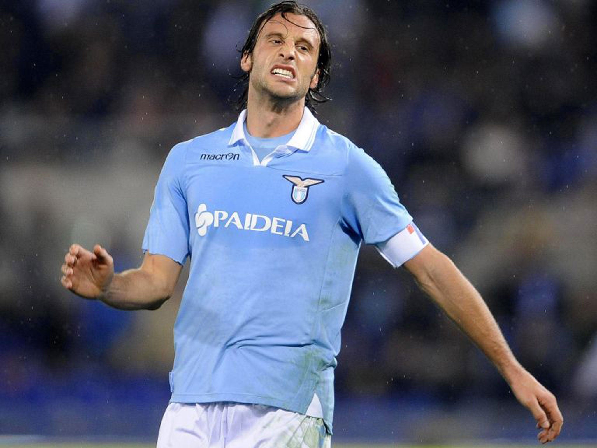 Lazio captain Stefano Mauri