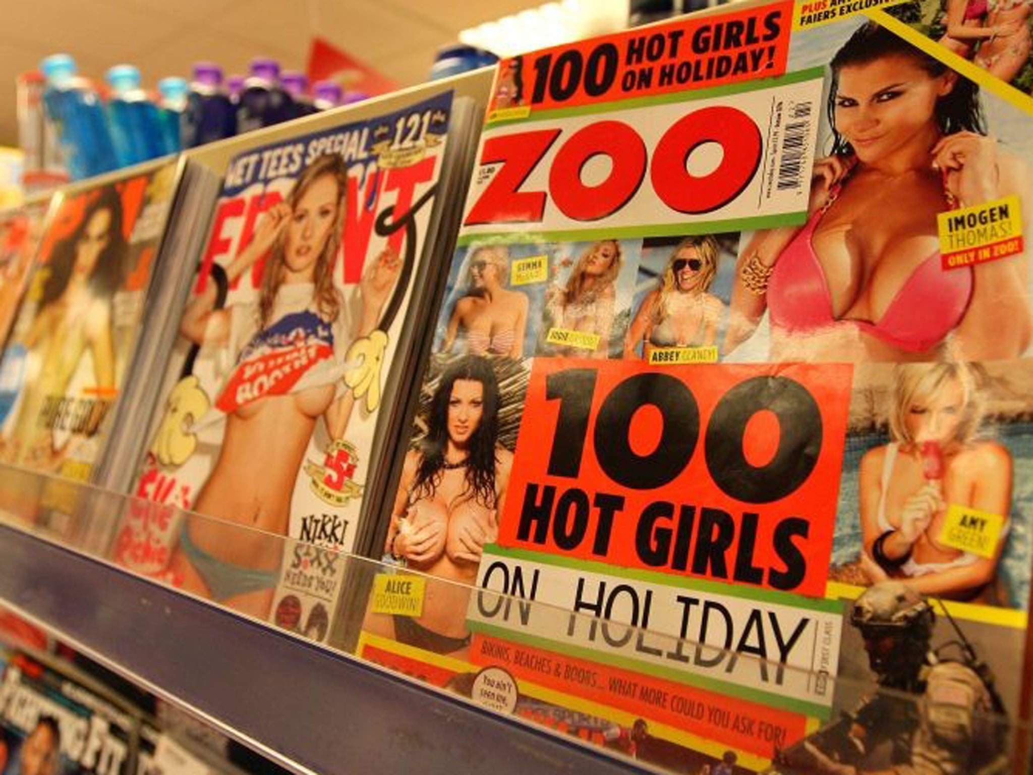 Circulation of lads' mags has been declining in recent years