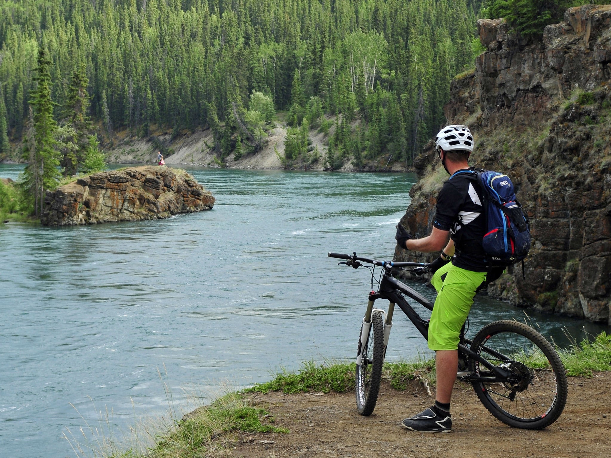 Boreal forest paths present a rugged challenge