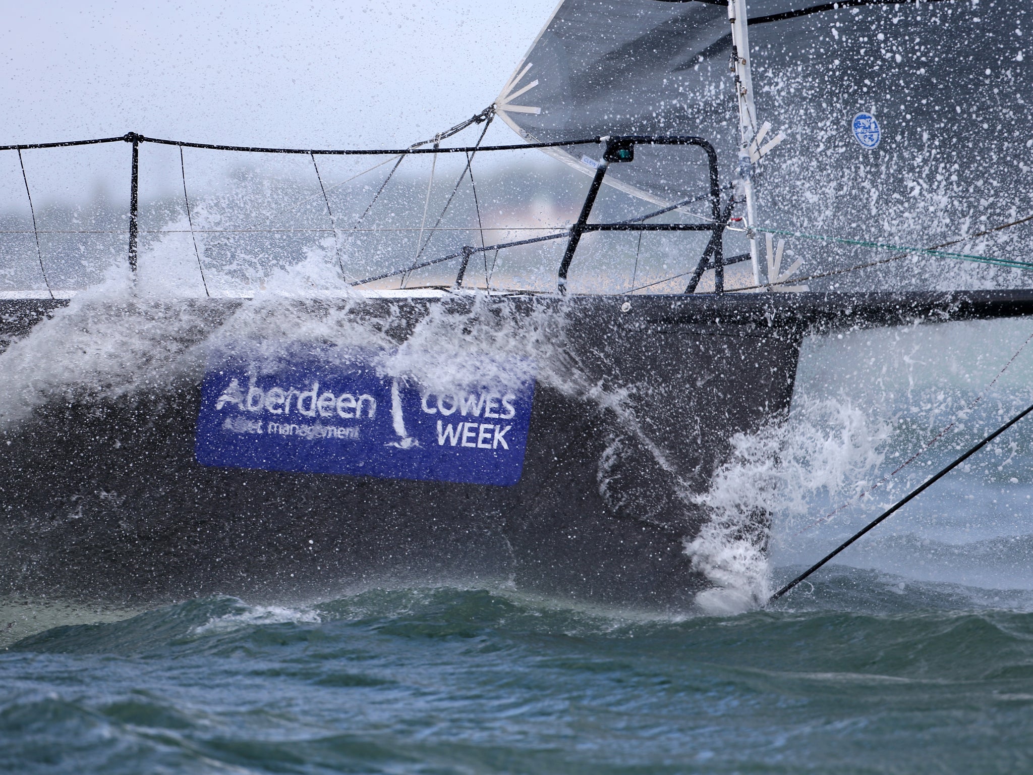 Cowes week got underway today