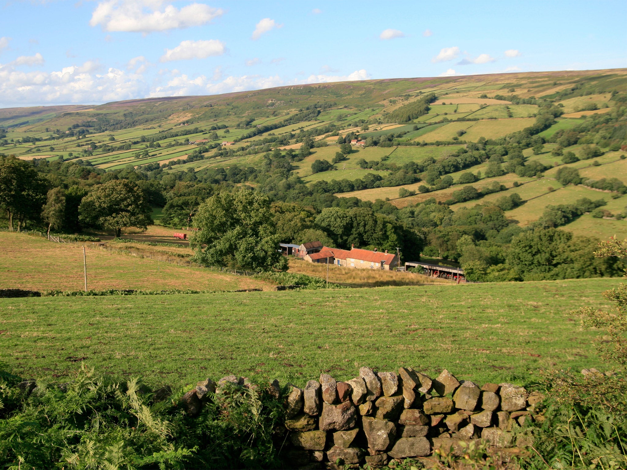 The sweeping Farndale estate, Yorkshire, is part of the £44m Lawrie Barratt legacy