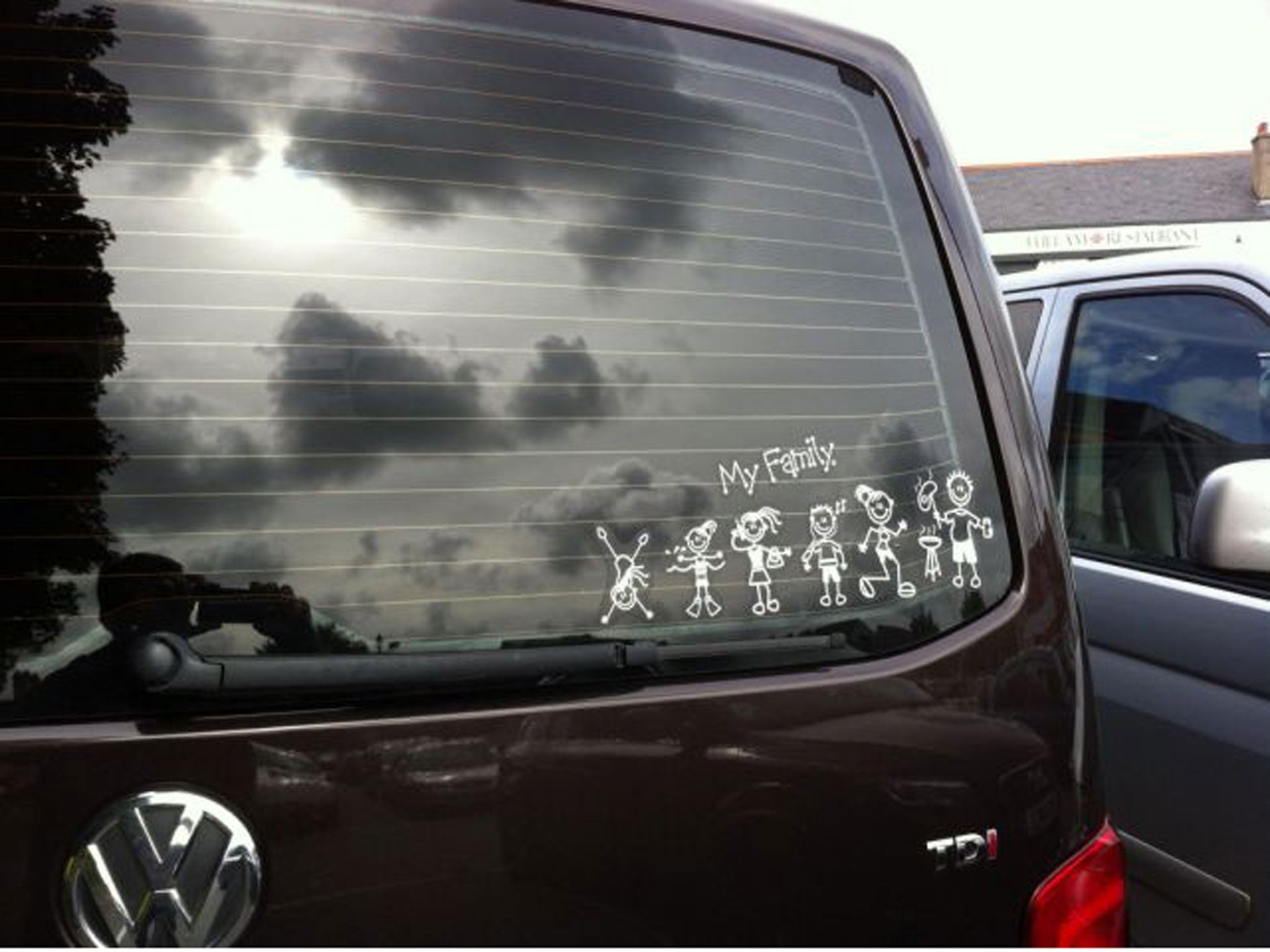 Driving you mad? The original Sticker Family which has caught on globally