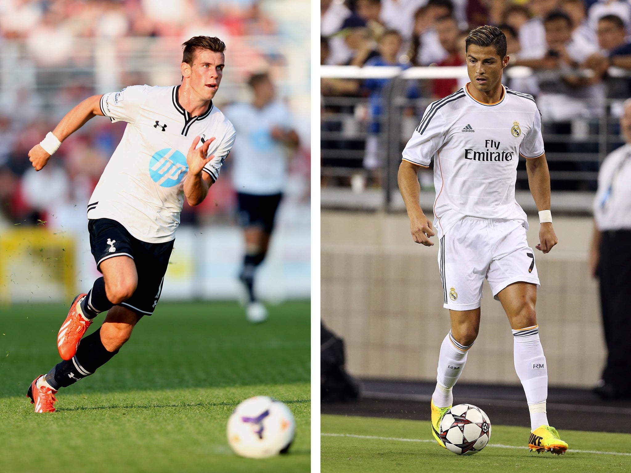 Gareth Bale and Cristiano Ronaldo