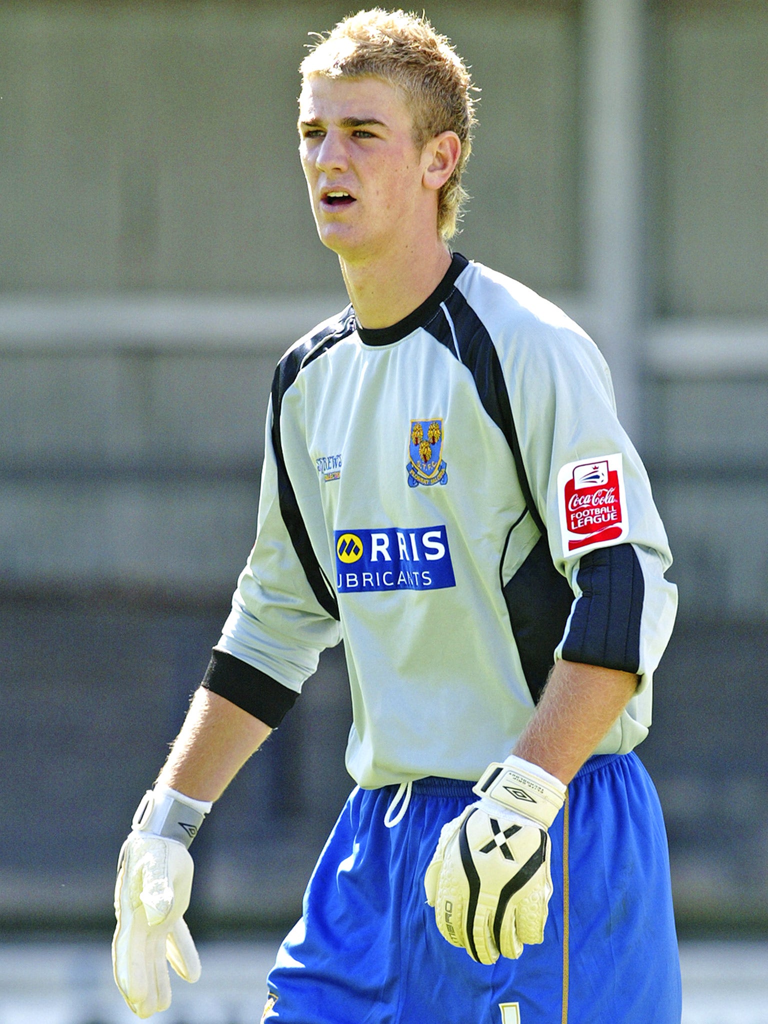 Joe Hart when his talent was still somewhat undiscovered at Shrewsbury