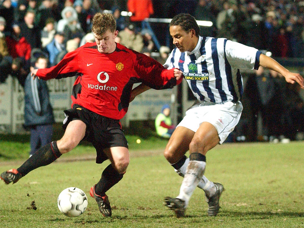 Davis on the attack for United’s reserve side (Getty)