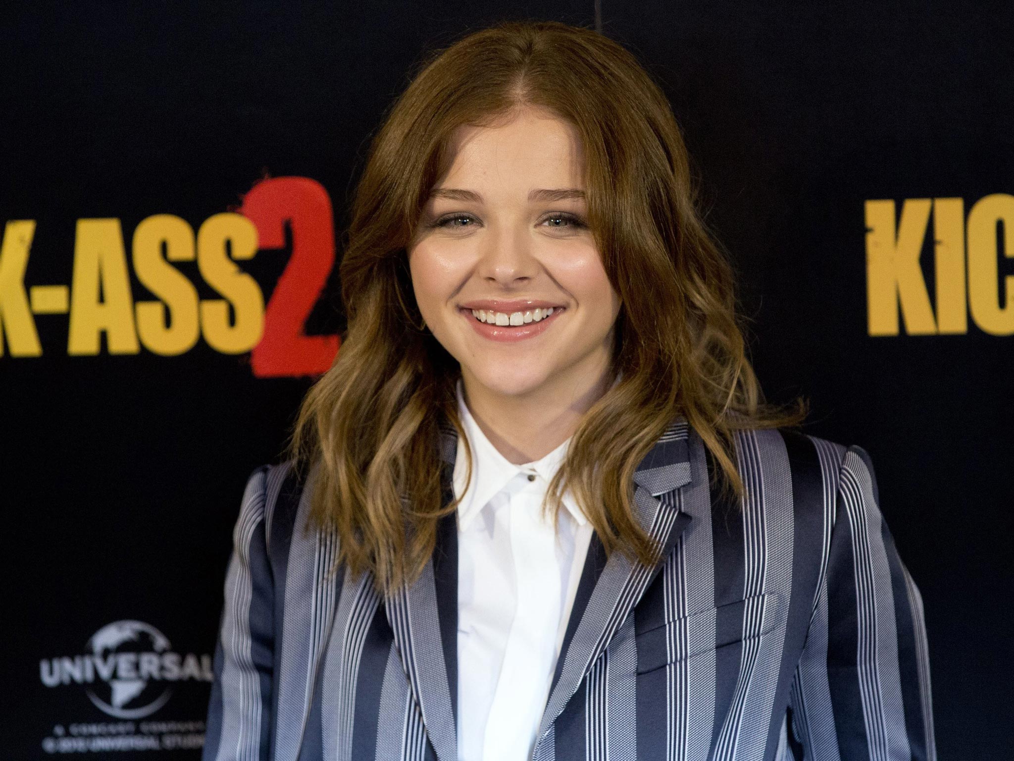 Actor Chloe Grace Moretz plays Hit-Girl