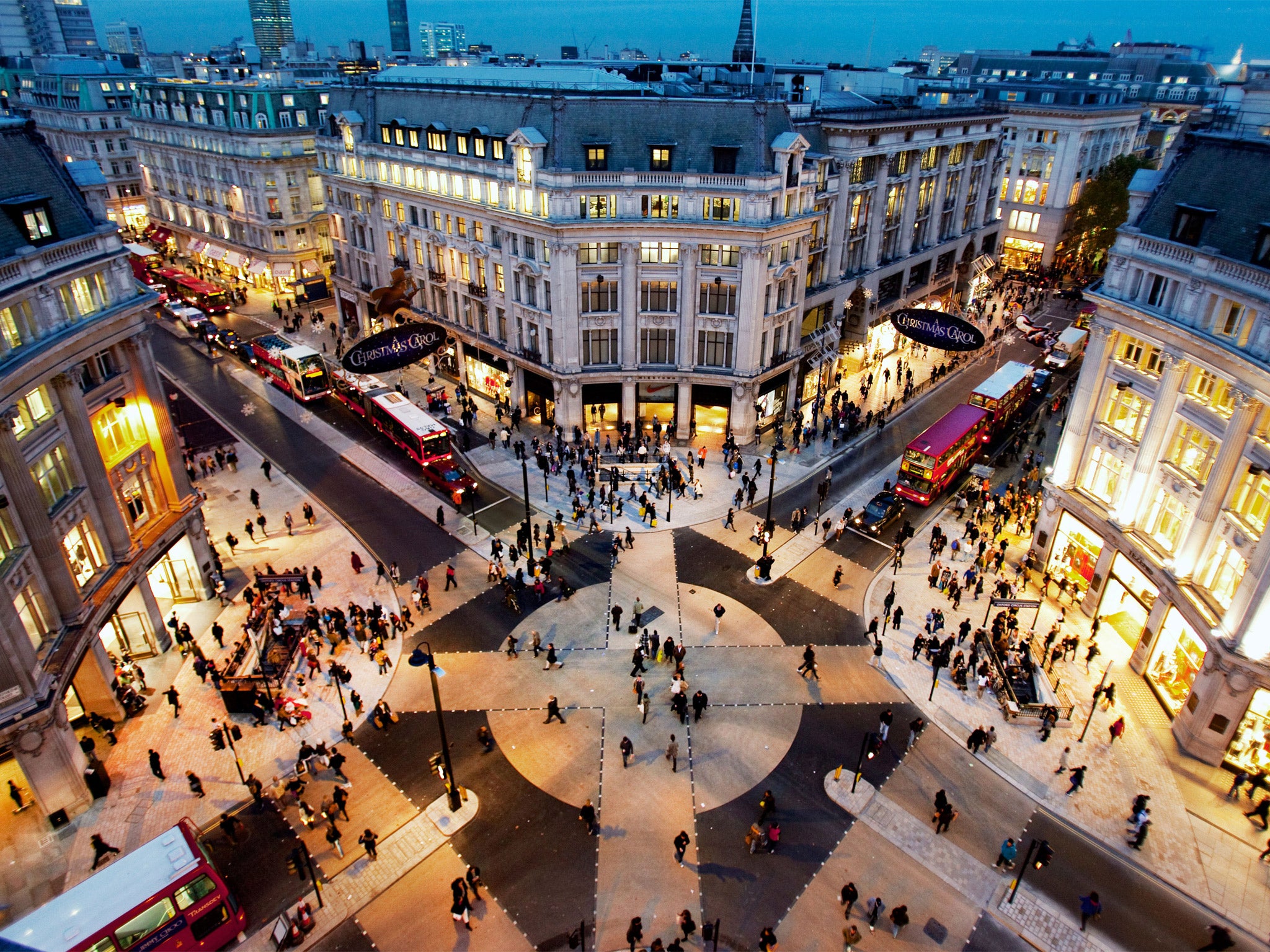 Oxford Circus is one of Shine’s main spots