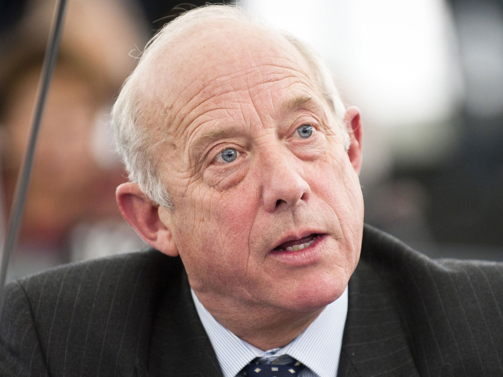 Godfrey Bloom, shown here about to be excluded from the European parliament for shouting "Ein Volk, Ein Reich, Ein Fuhrer" at Socialist Group leader Martin Schulz
