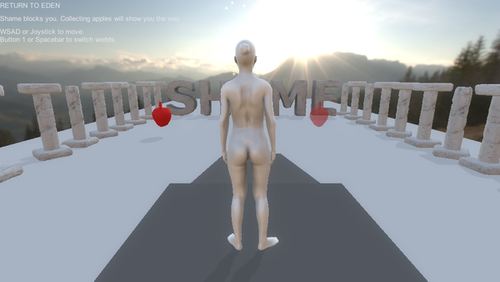 A screenshot from 'Return To Eden', one of the games submitted so far to Boobjam.