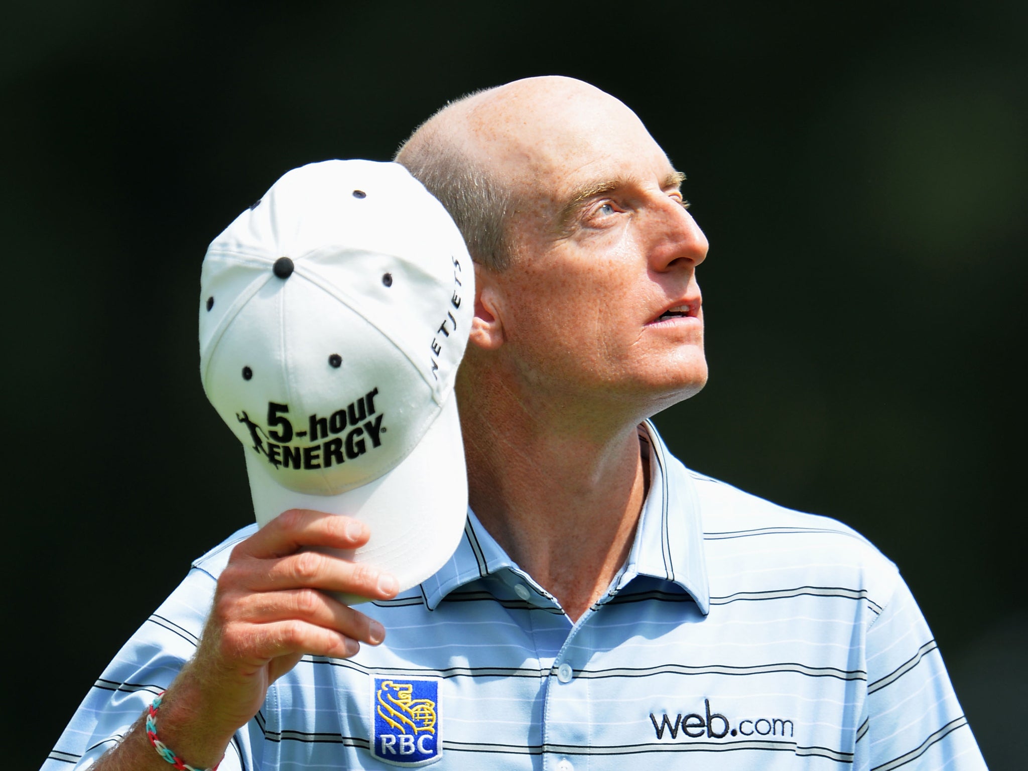 Jim Furyk had a round to remember, just missing out on the course record in the last hole