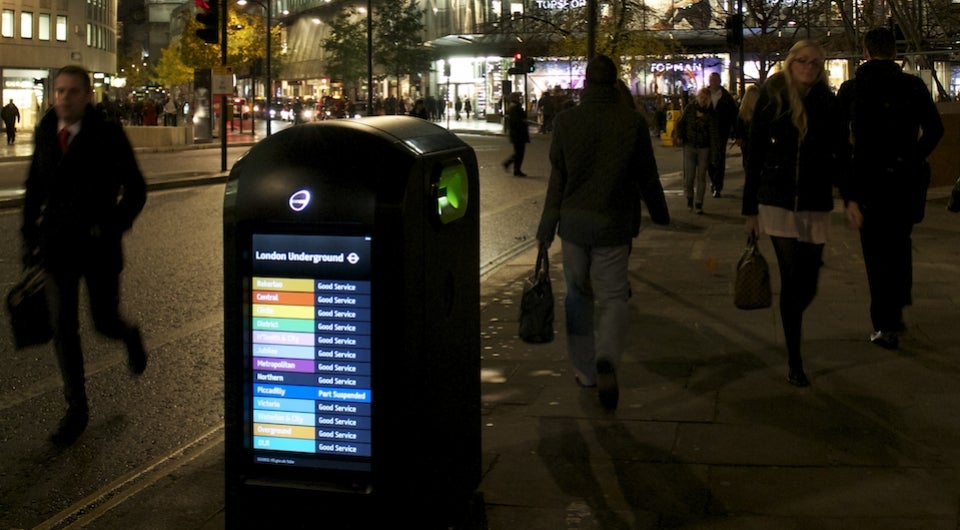 One of Renew's bins displaying tube information. Credit: Renew