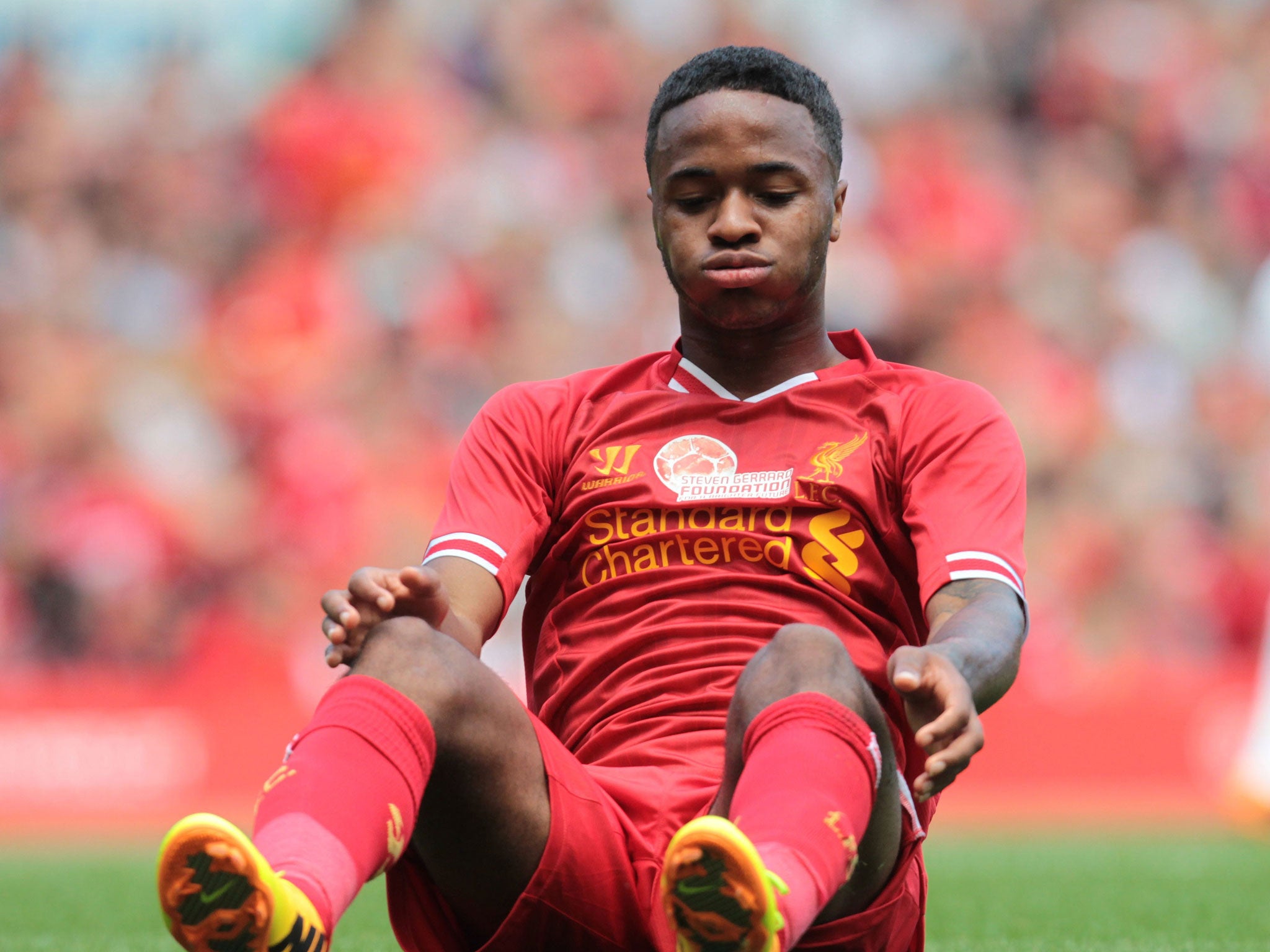 Liverpool winger Raheem Sterling