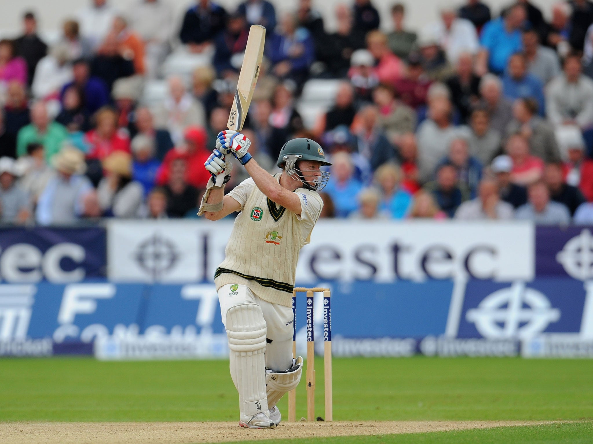 Chris Rogers on the assault