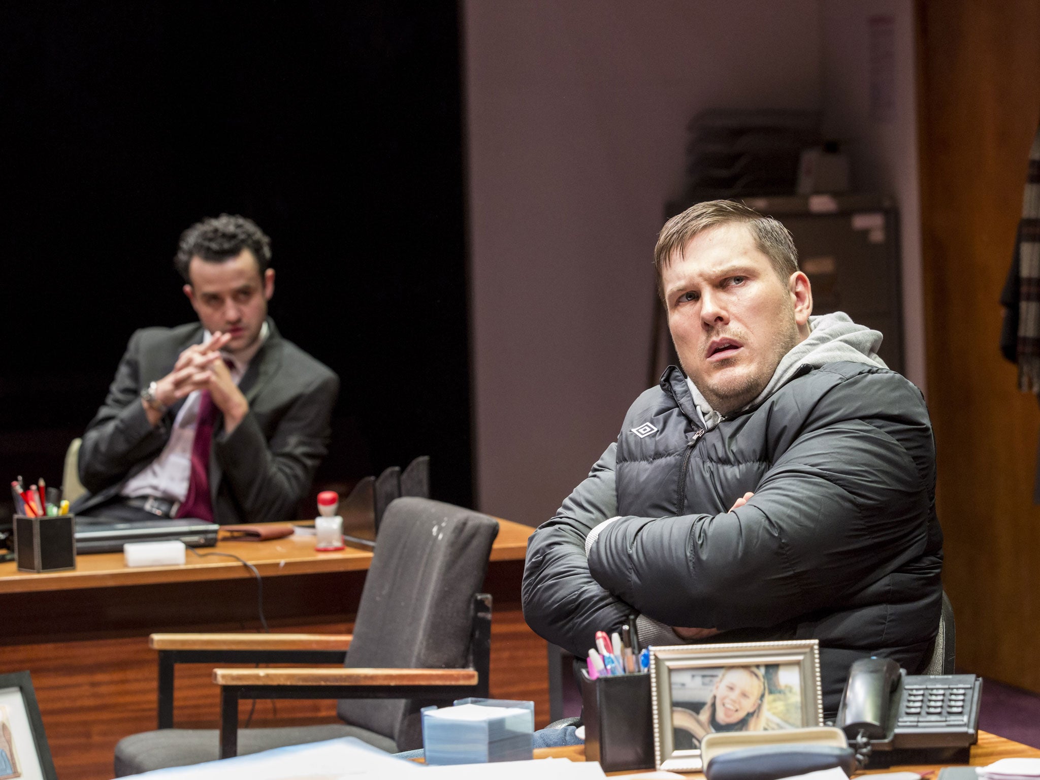 Daniel Mays (left) and Marc Wootton in The Same Deep Water