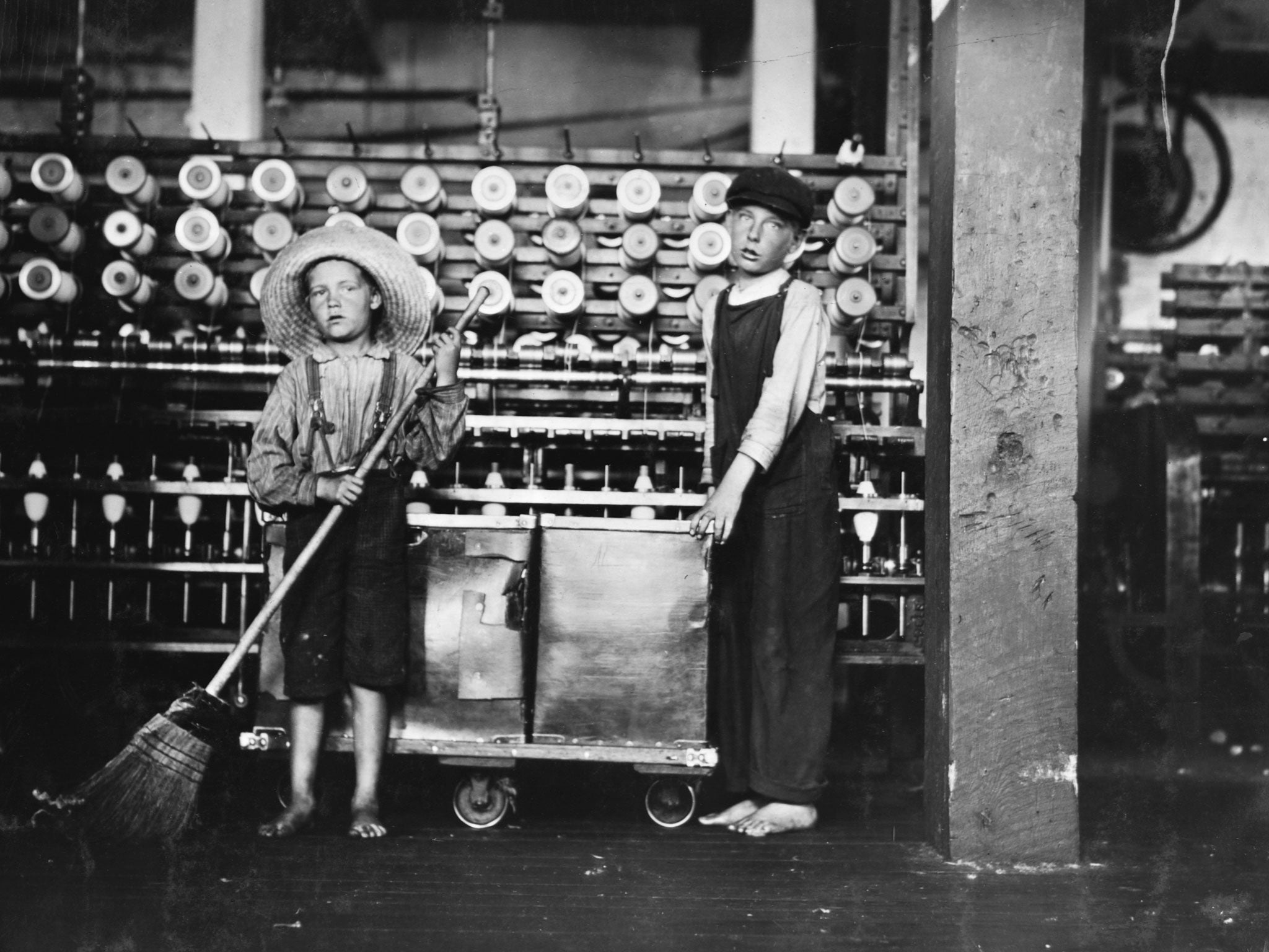 UK employment for some is as haphazard as in this US cotton factory in 1911