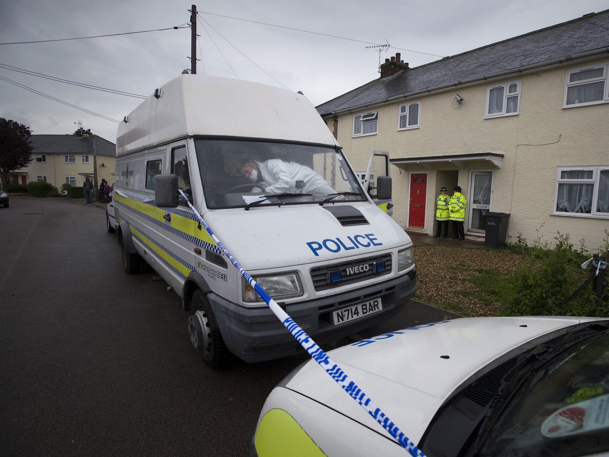 The Braintree house where Christine Chambers was murdered