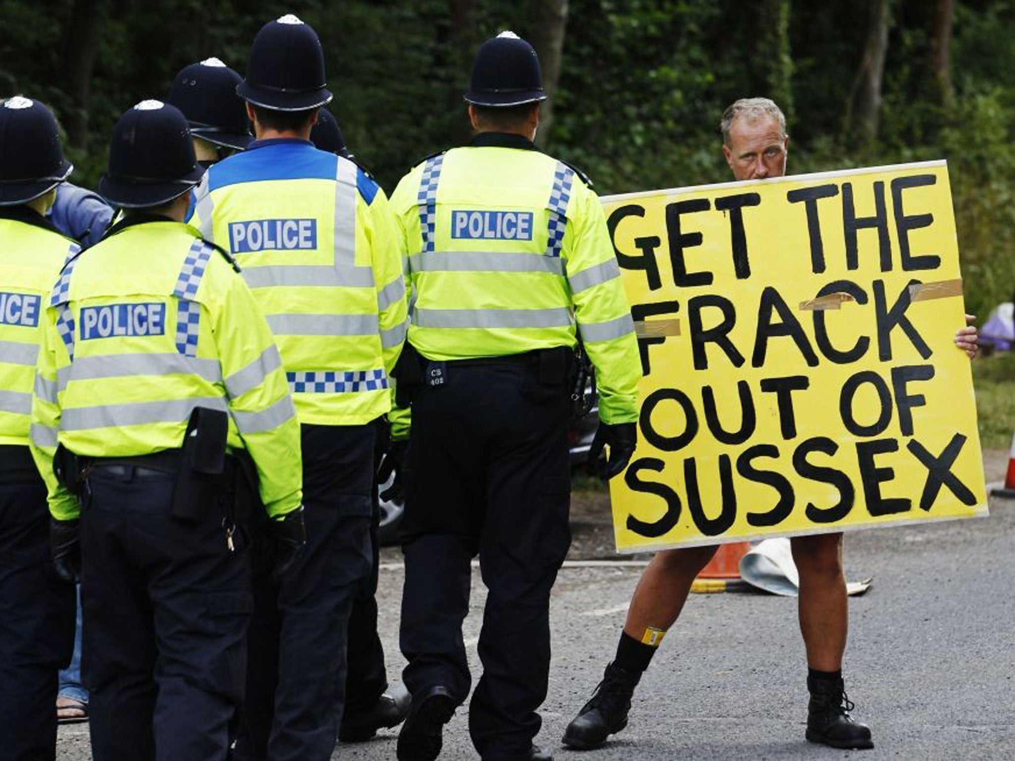 The Sussex protest is spreading