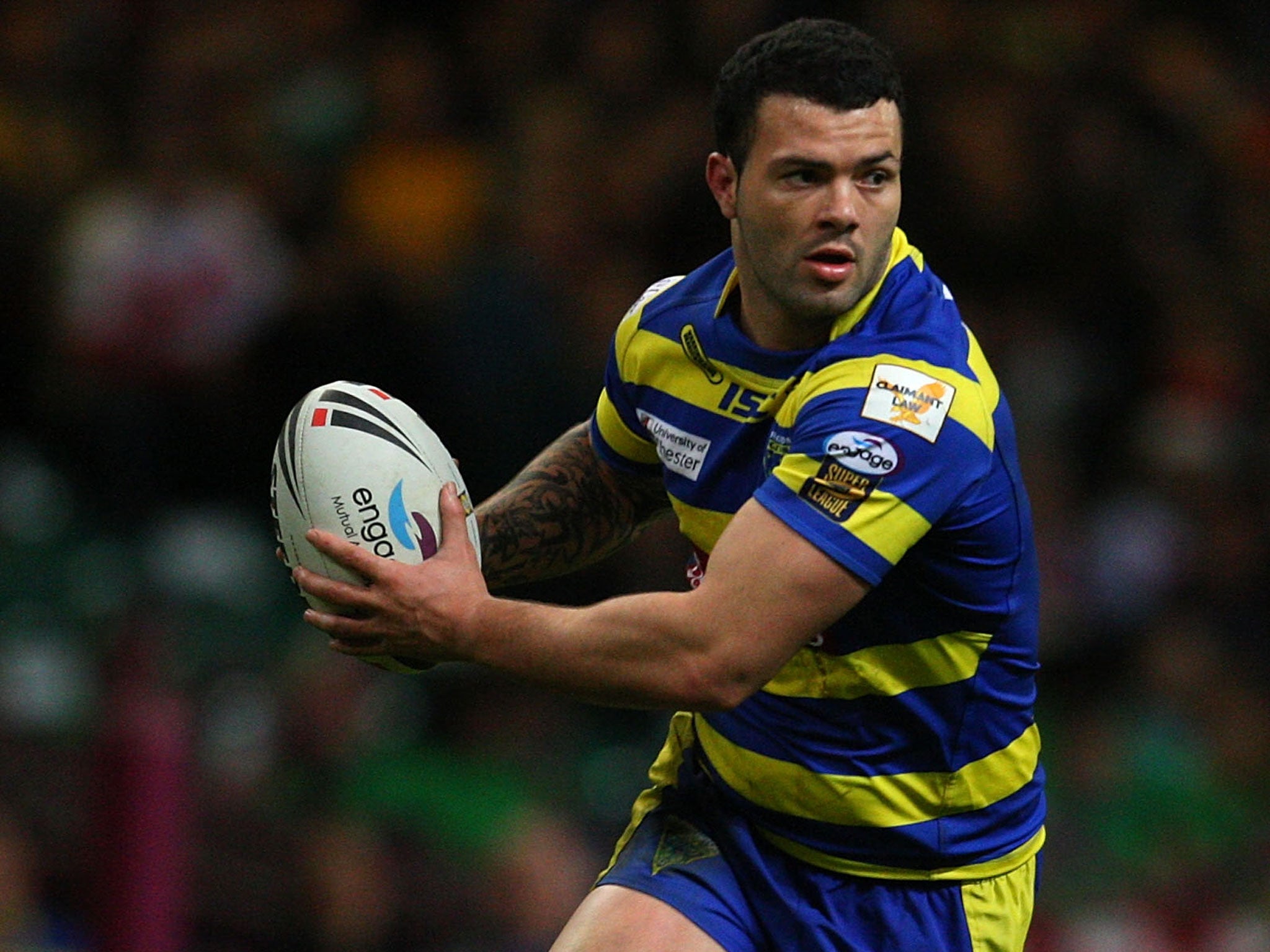 Bridge builder: Warrington’s Chris Bridge scored one try and set up two