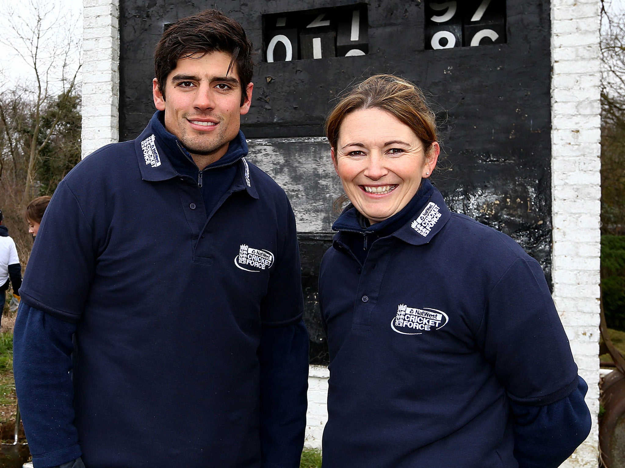 Equal opportunity: England women’s captain Charlotte Edwards and her team must be judged by the same criteria as Alastair Cook and his players