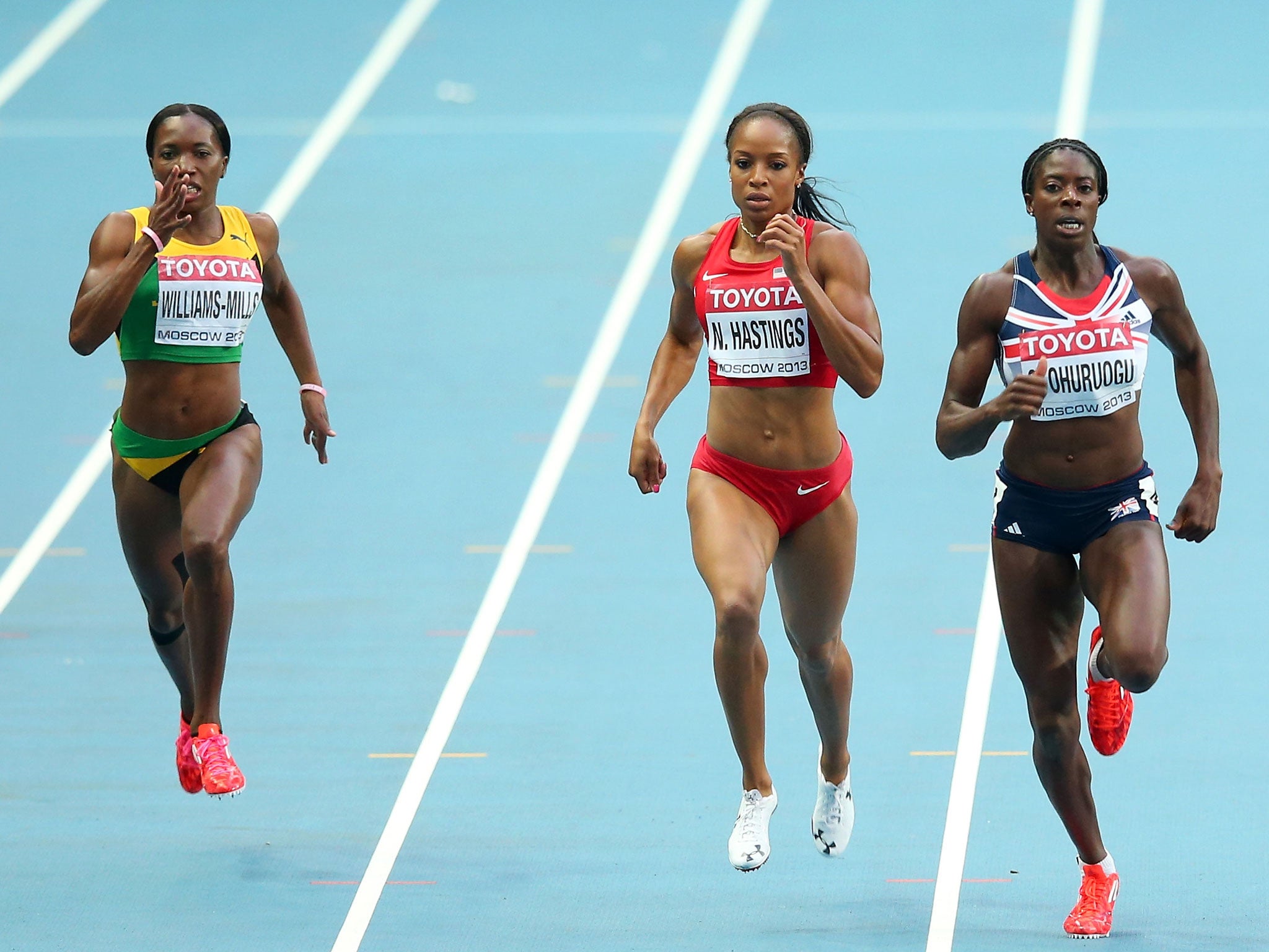 Christine Ohuruogu looked hugely impressive in breezing into the 400 metres final, winning in a season's best time of 49.75 seconds