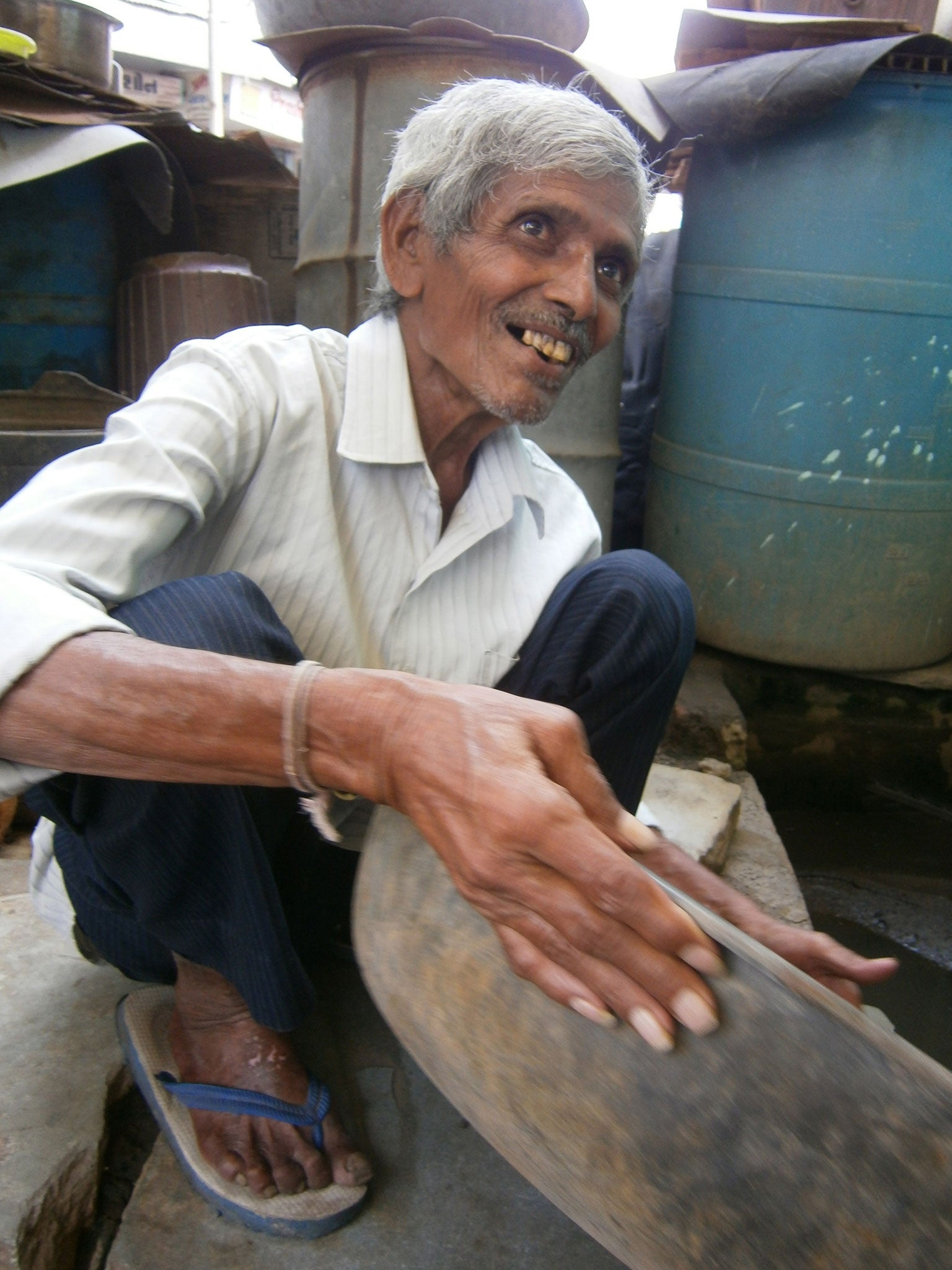 Daya Patni and his sieve