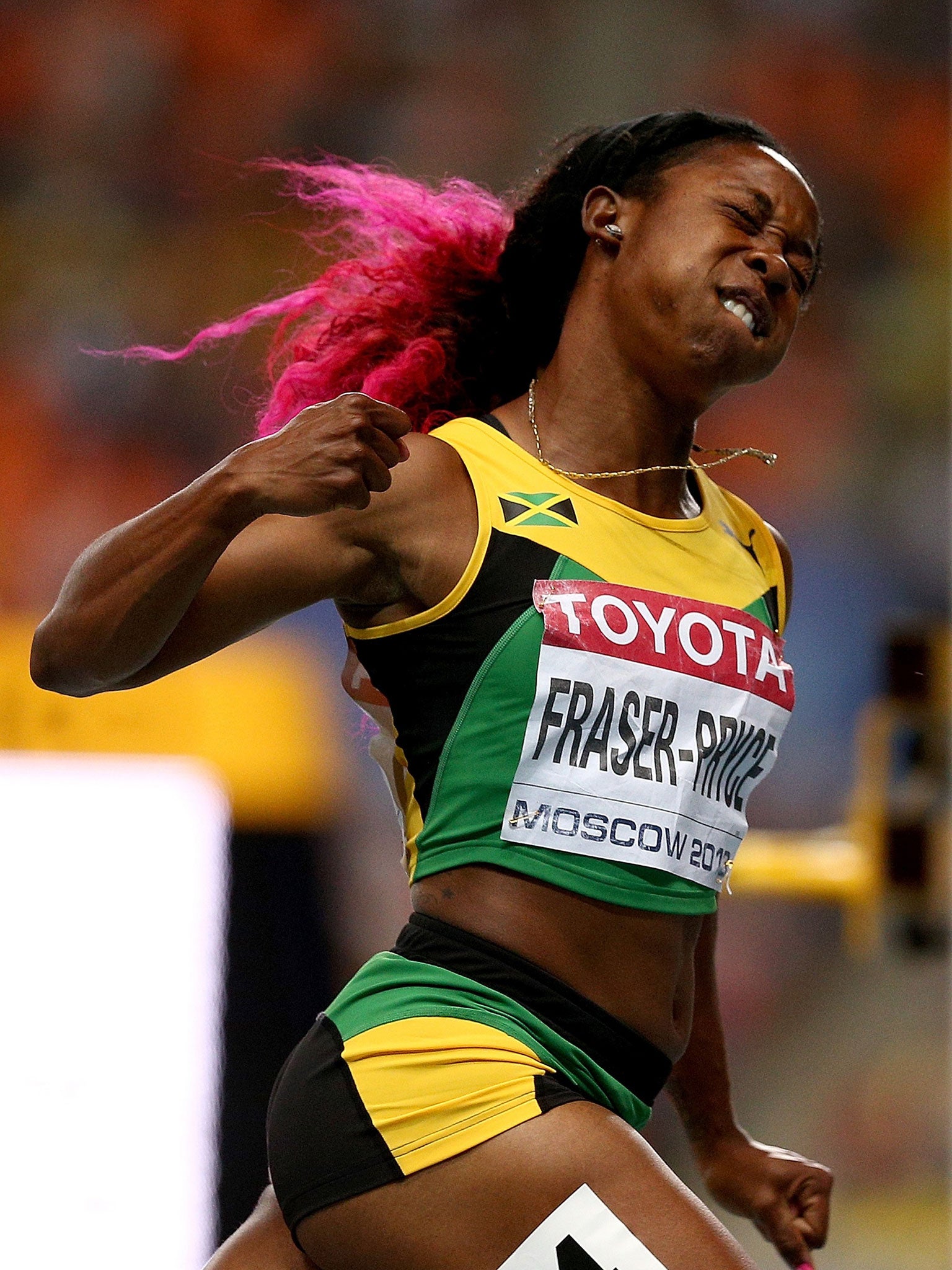 Shelly-Ann Fraser-Pryce left her nearest 100m rivals for dead