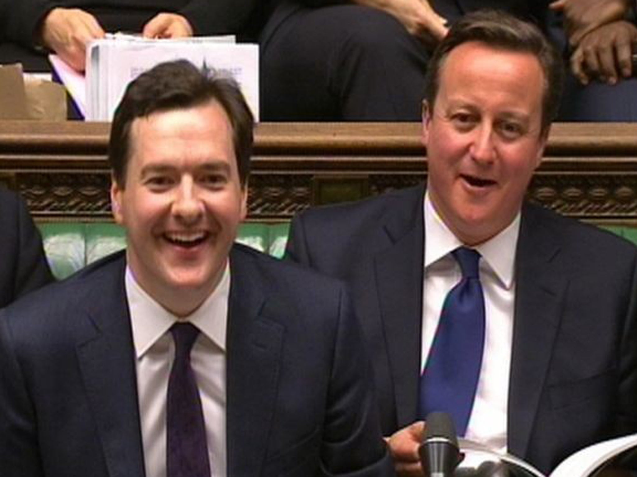 Survey finds 12 per cent rise in confidence in Osborne and Cameron since June