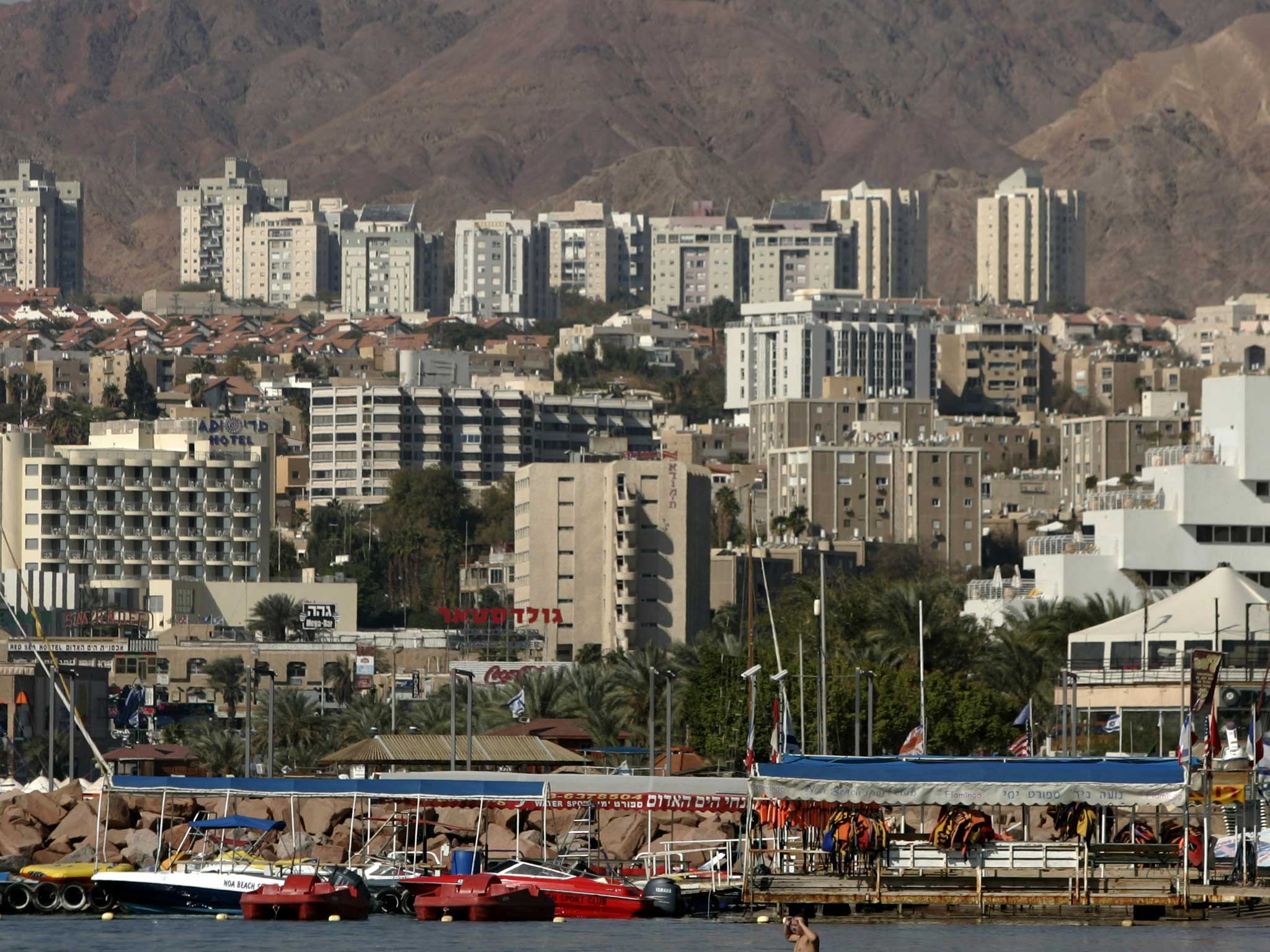 Israel's Iron Dome missile defence system intercepted a rocket launched at the Red Sea resort town of Eilat