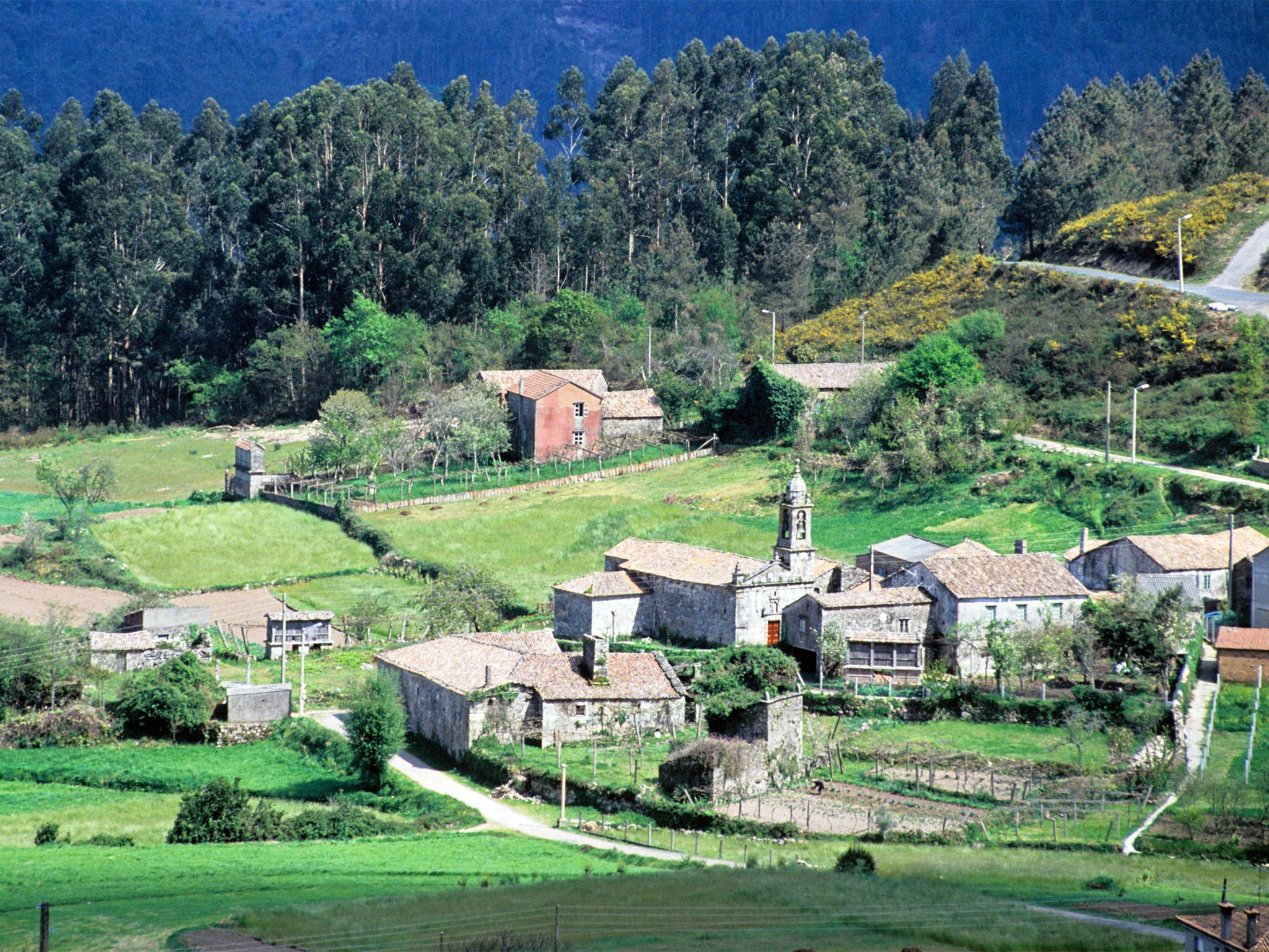 The lush interior of Galicia is known for its hilly landscapes (Rex)