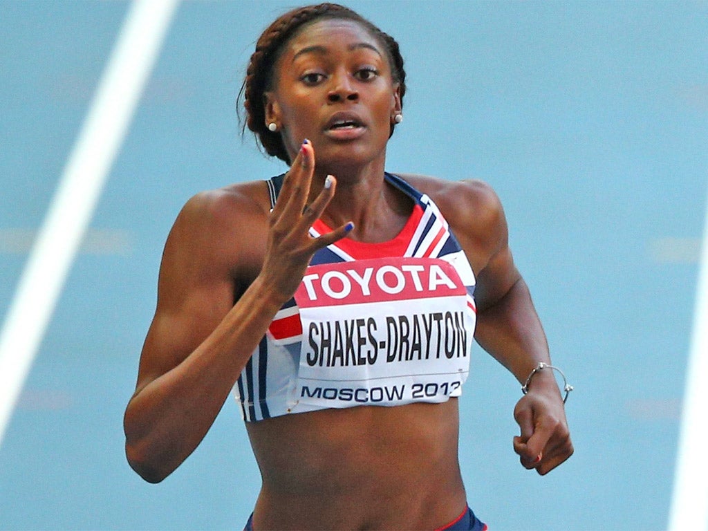 Perri Shakes-Drayton qualified comfortably for the final