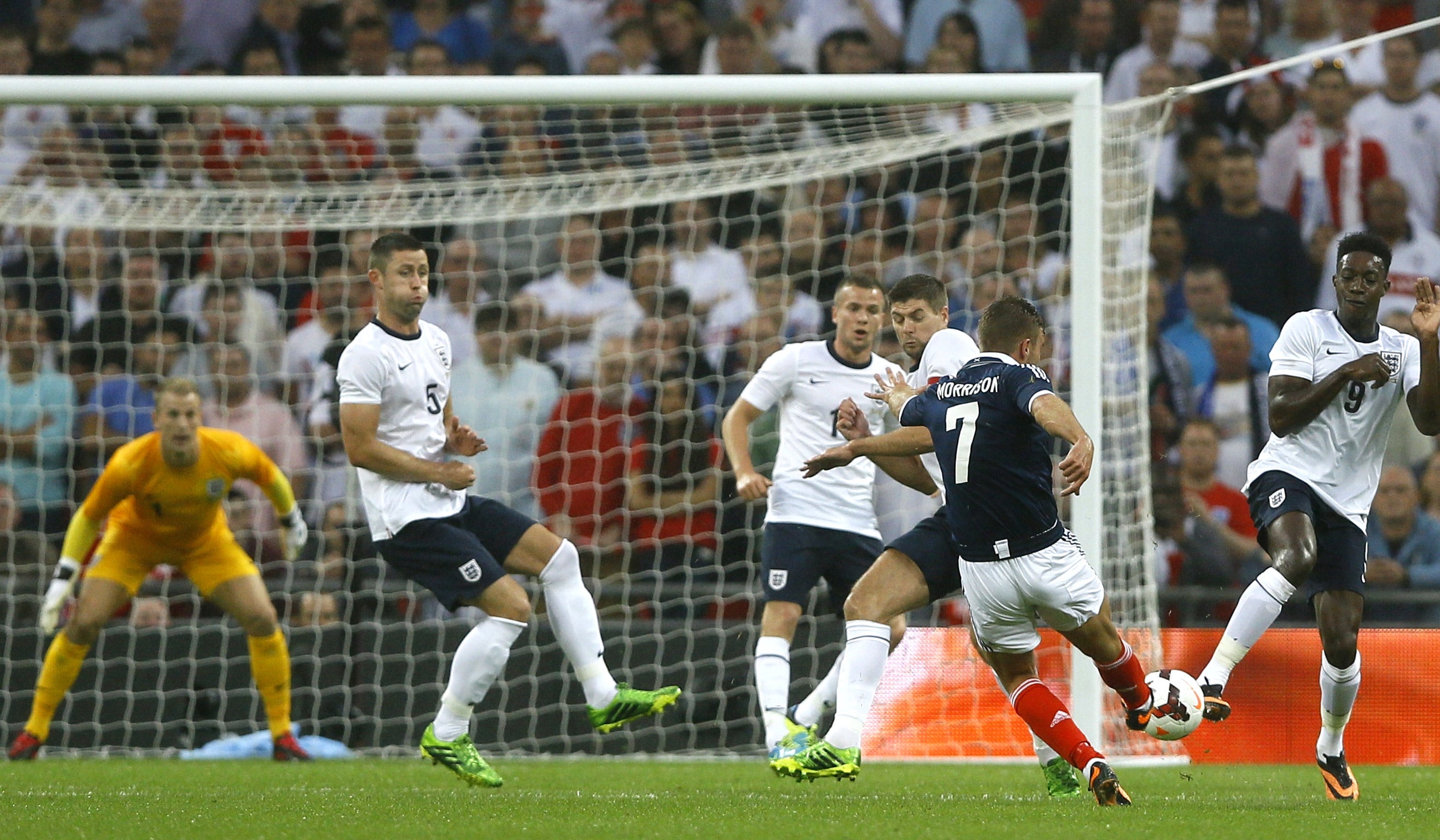 Morrison's effort proved too hot to handle for Joe Hart