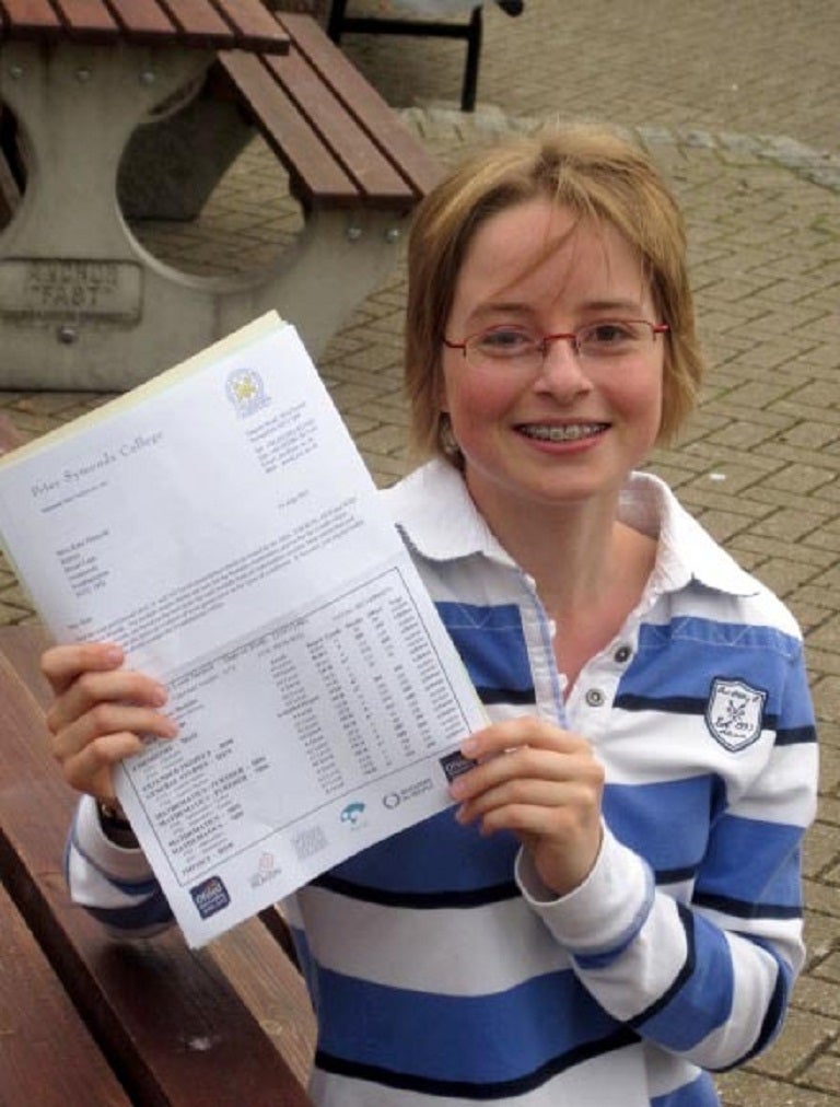 Kate Prescott scored a whopping 6 A*s