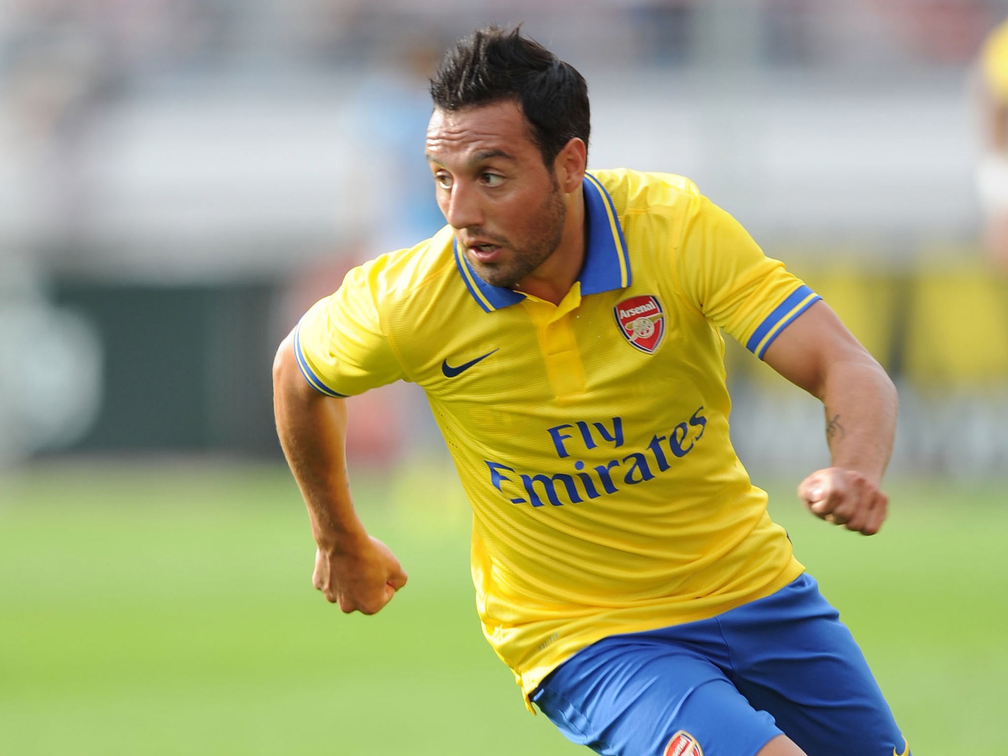 Arsenal midfielder Santi Cazorla