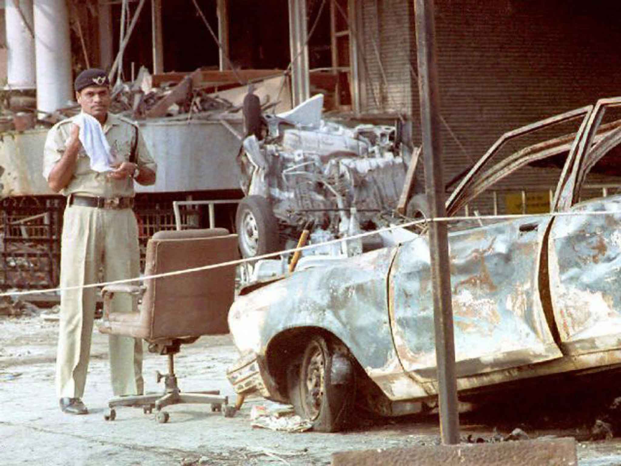 The Air India Building in Mumbai following the 1993 bombings