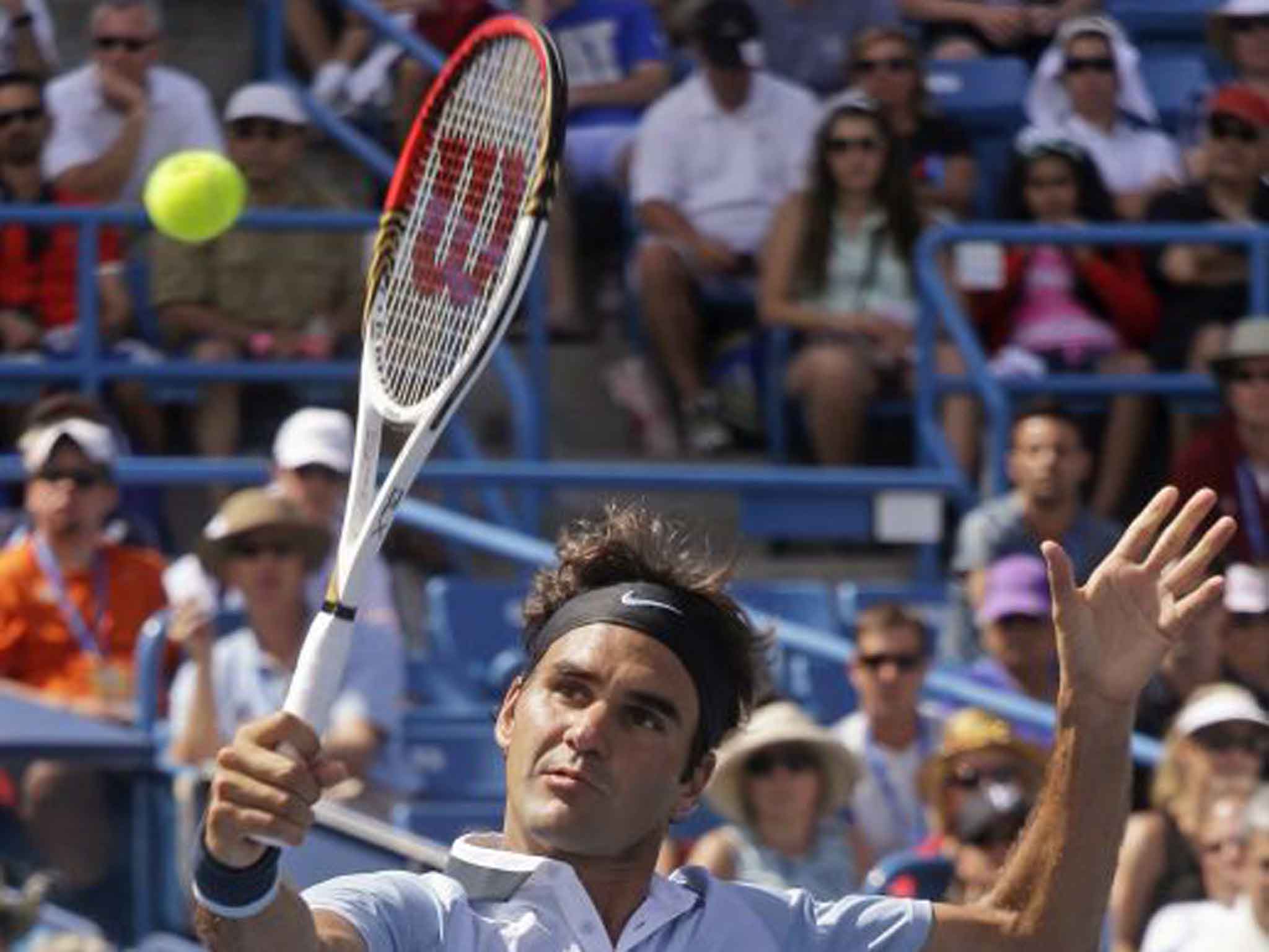 Roger Federer recovered from a slow start to beat Tommy Haas