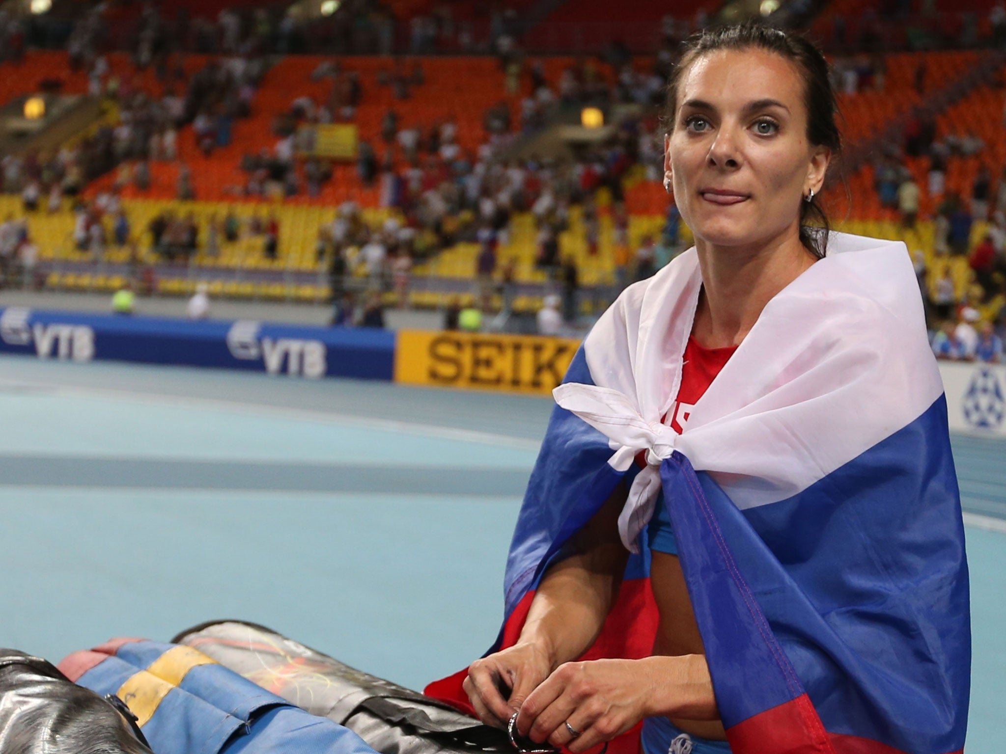 Russian pole vaulter Yelena Isinbayeva says she was misunderstood in her previous comments condemning homosexuality