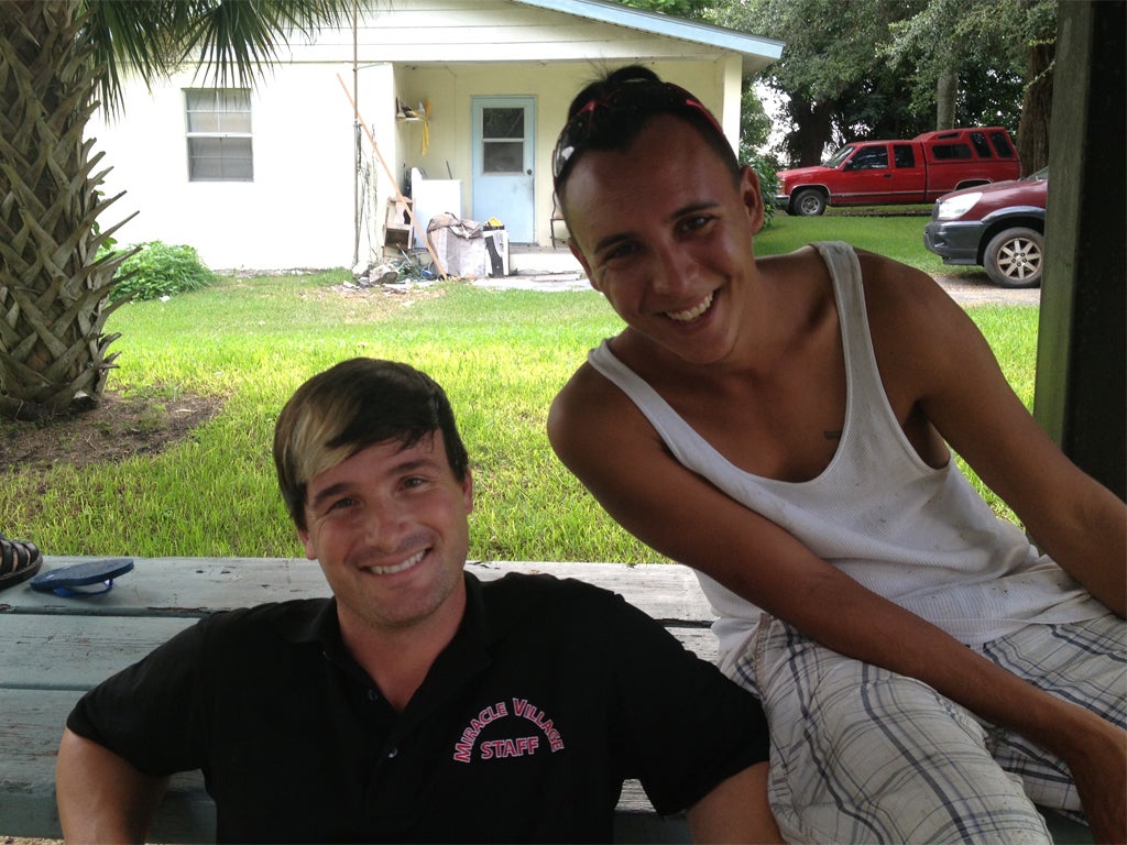 Chad Stoffel and Matt Richie at Miracle Village