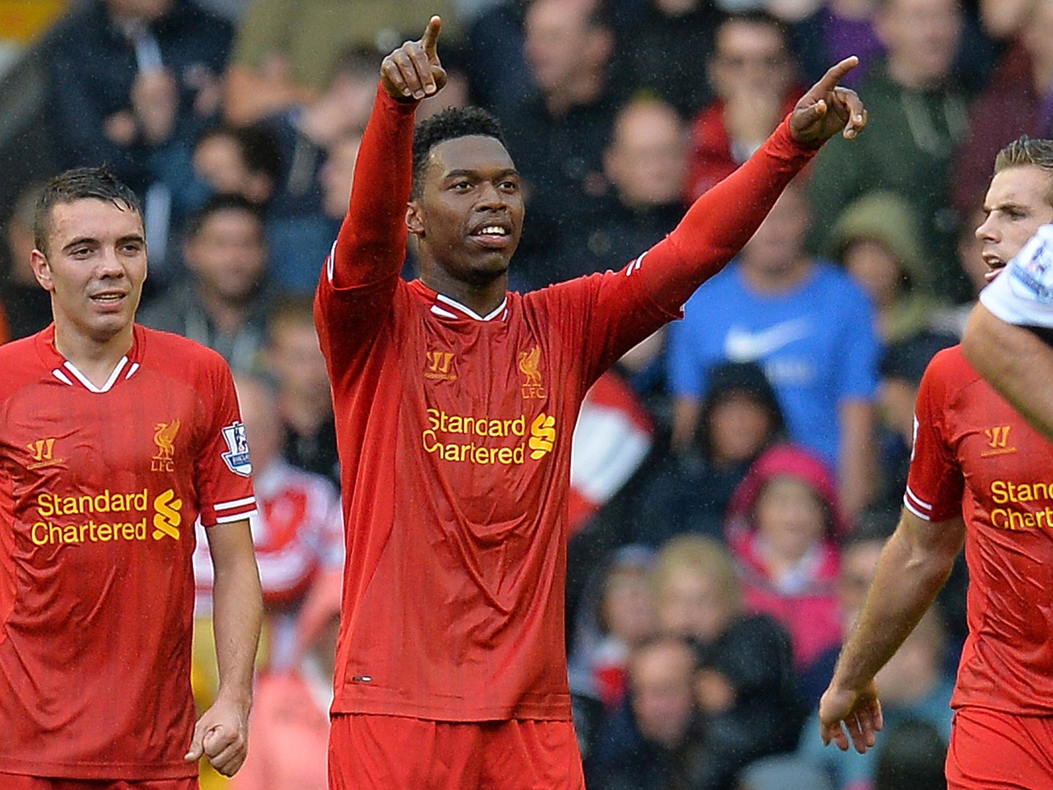 Daniel Sturridge fired Liverpool to victory against Stoke