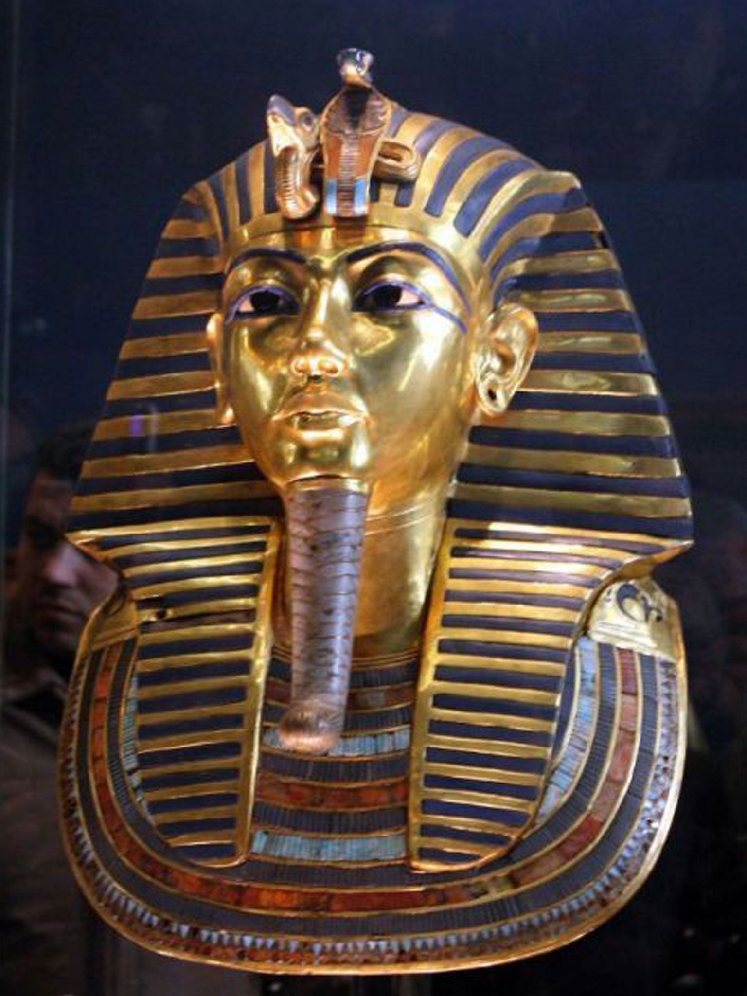 Tutankhamen’s tomb has been re-created and awaits installation