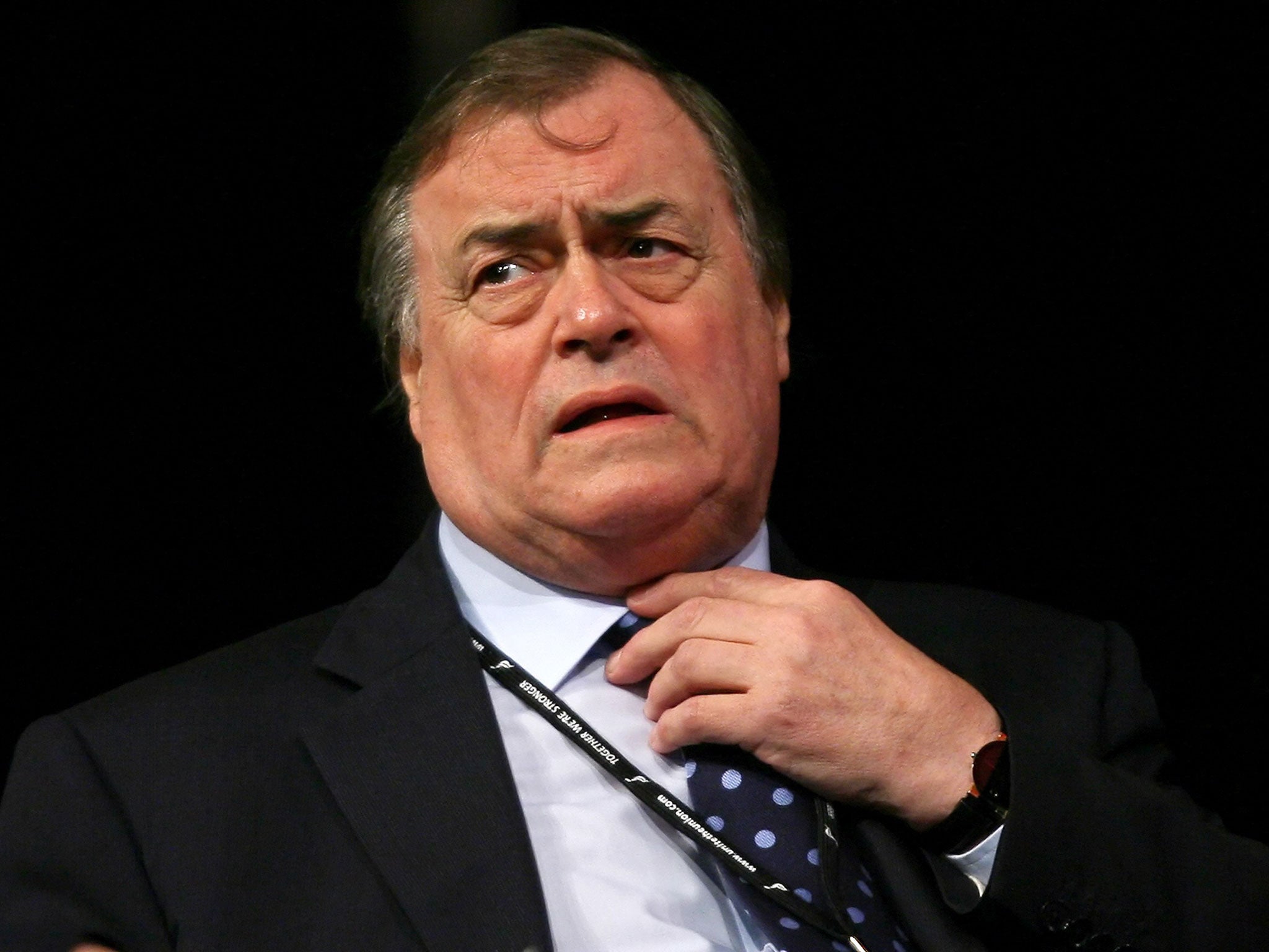 Lord Prescott will not be able to drive until the end of November