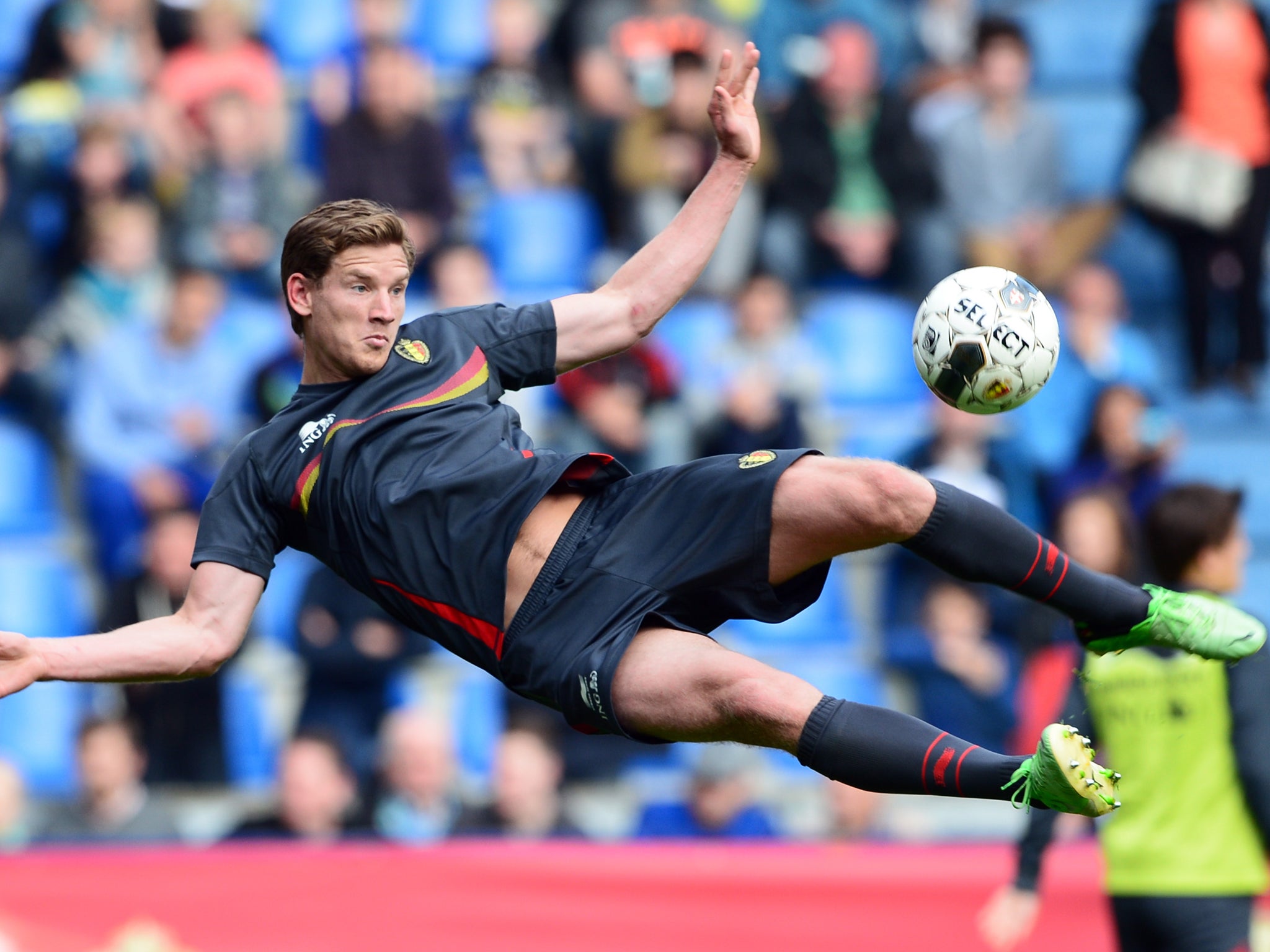 Jan Vertonghen in action for his national side Belgium