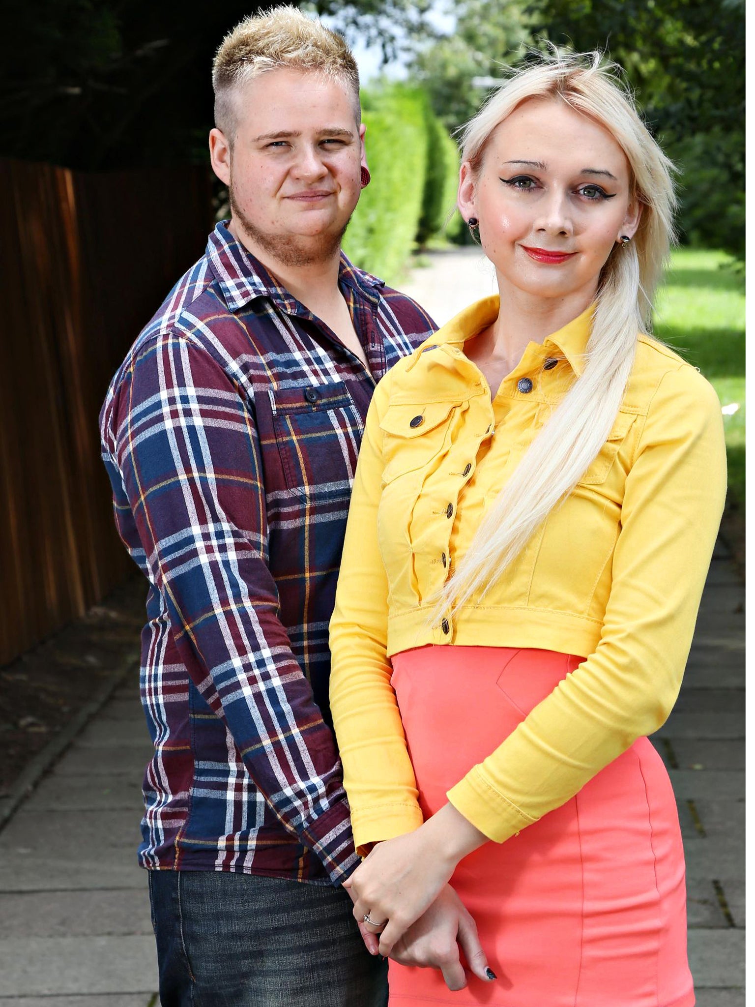 Fresh start: Jamie and Louis both await gender reassignment surgery