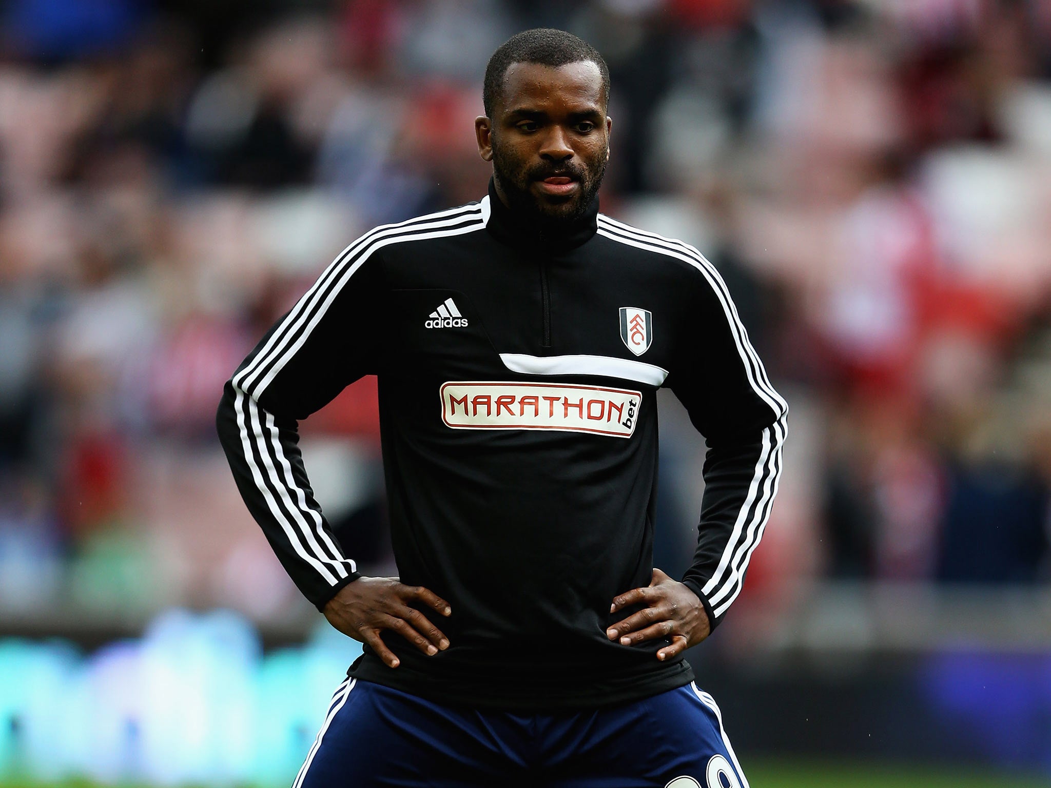 Fulham striker Darren Bent