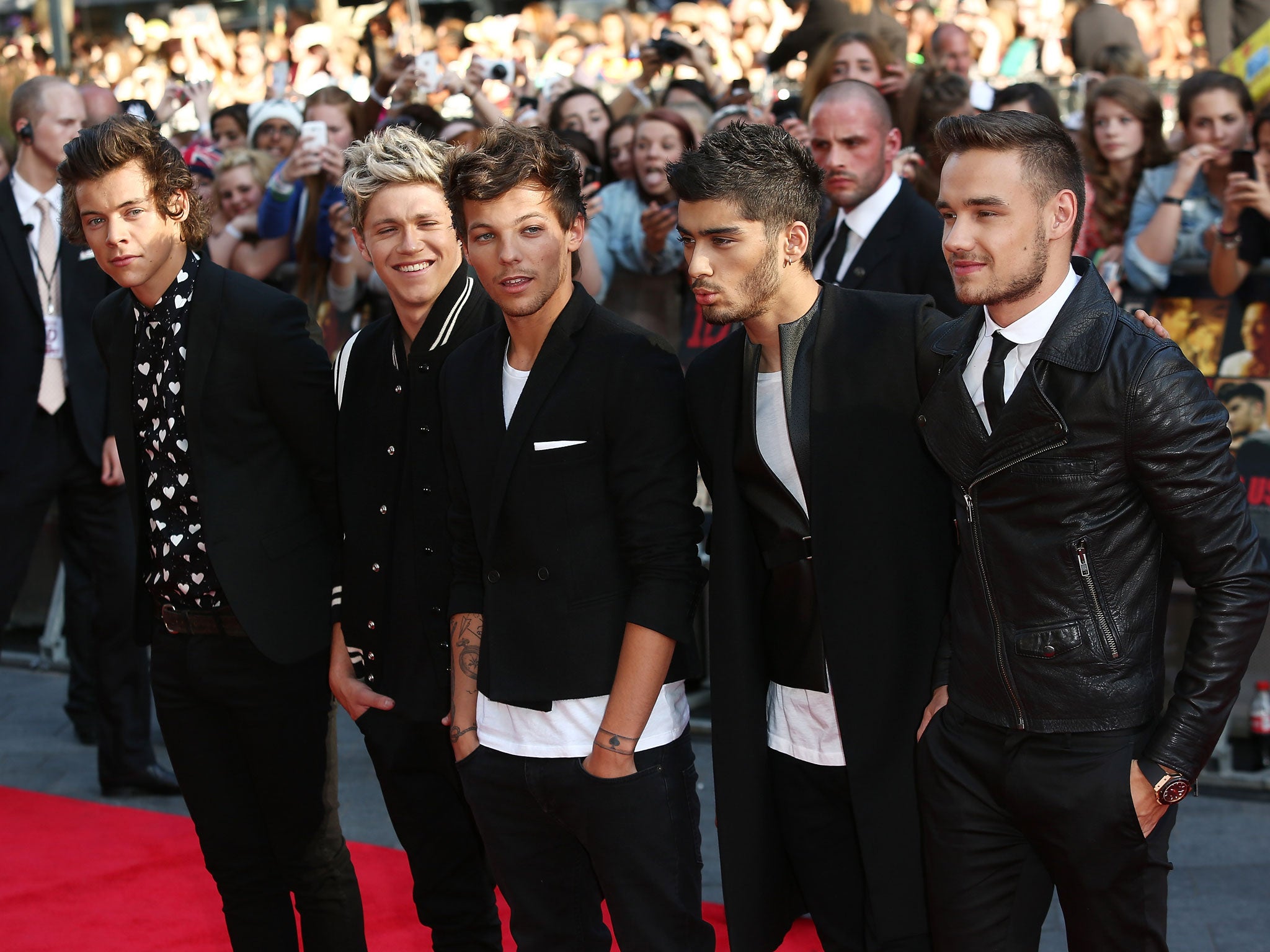 One Direction attend the World Premiere of 'One Direction: This Is Us'