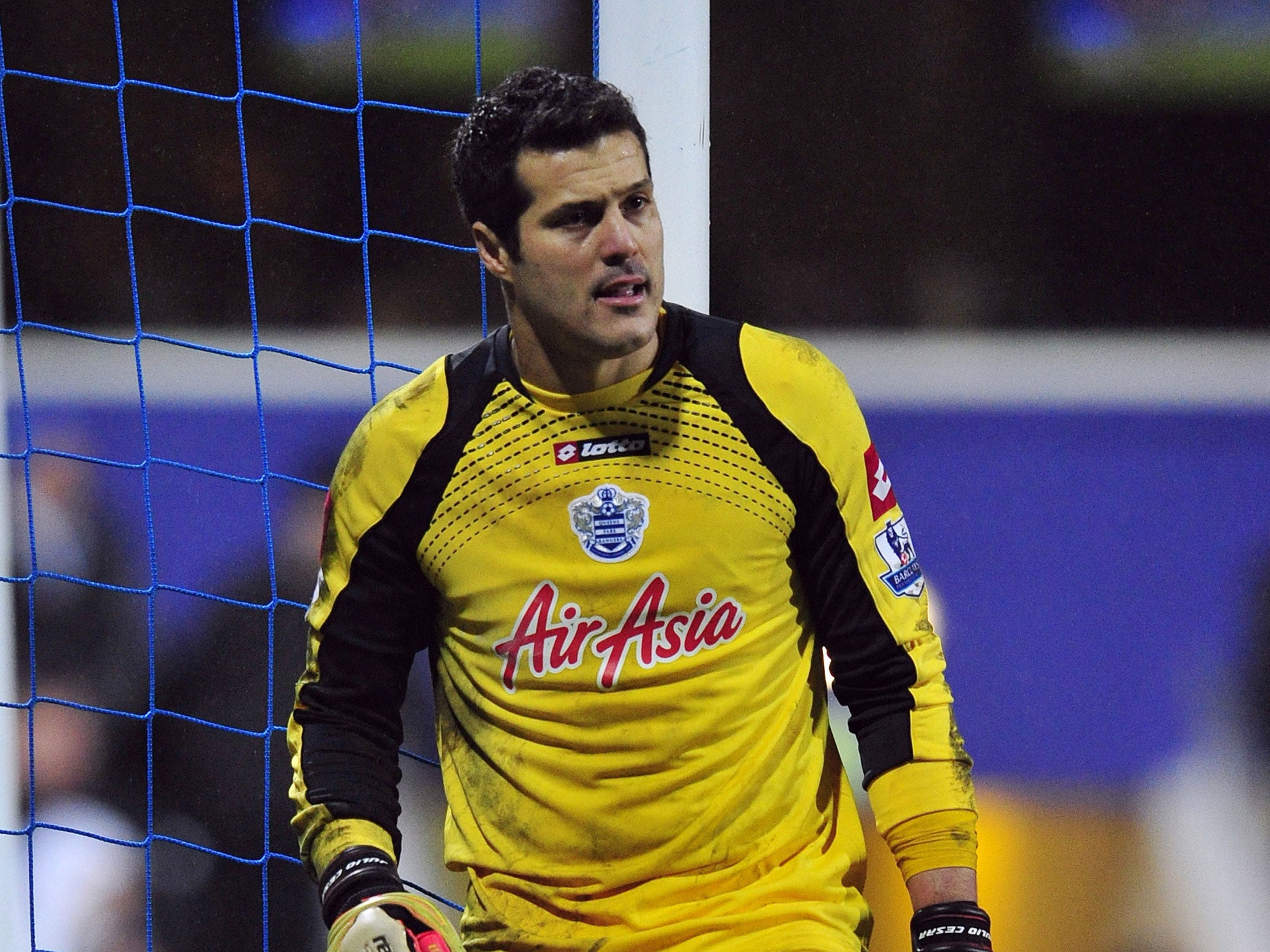 Queens Park Rangers' goalkeeper Julio Cesar had been linked with a move to Arsenal